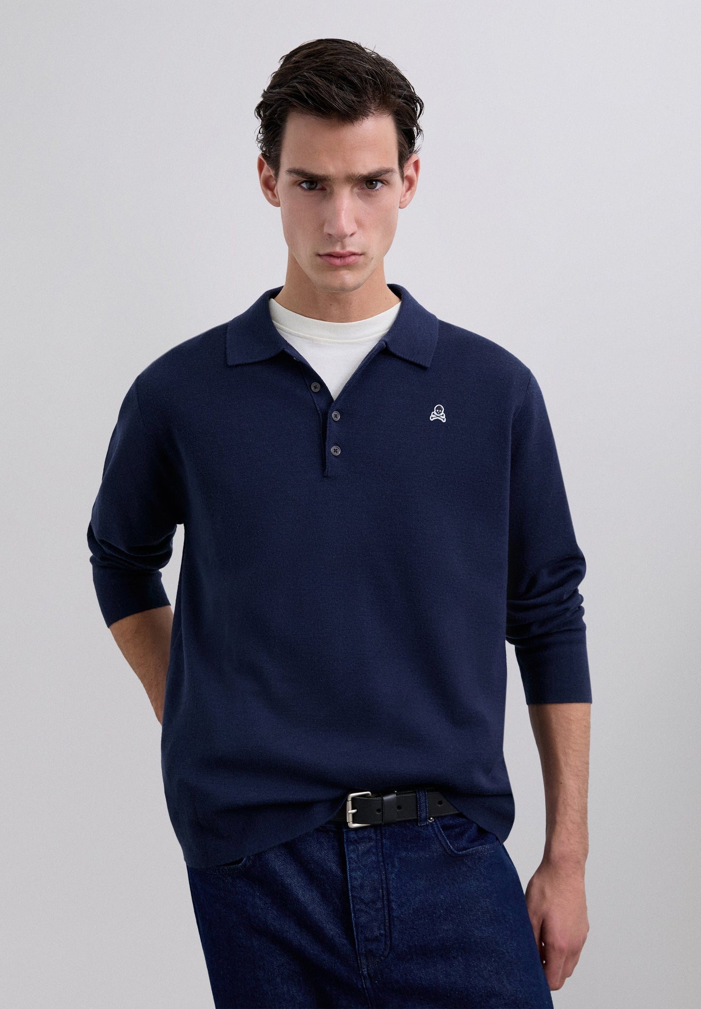 CHALECO POLO PARCHE CALAVERA