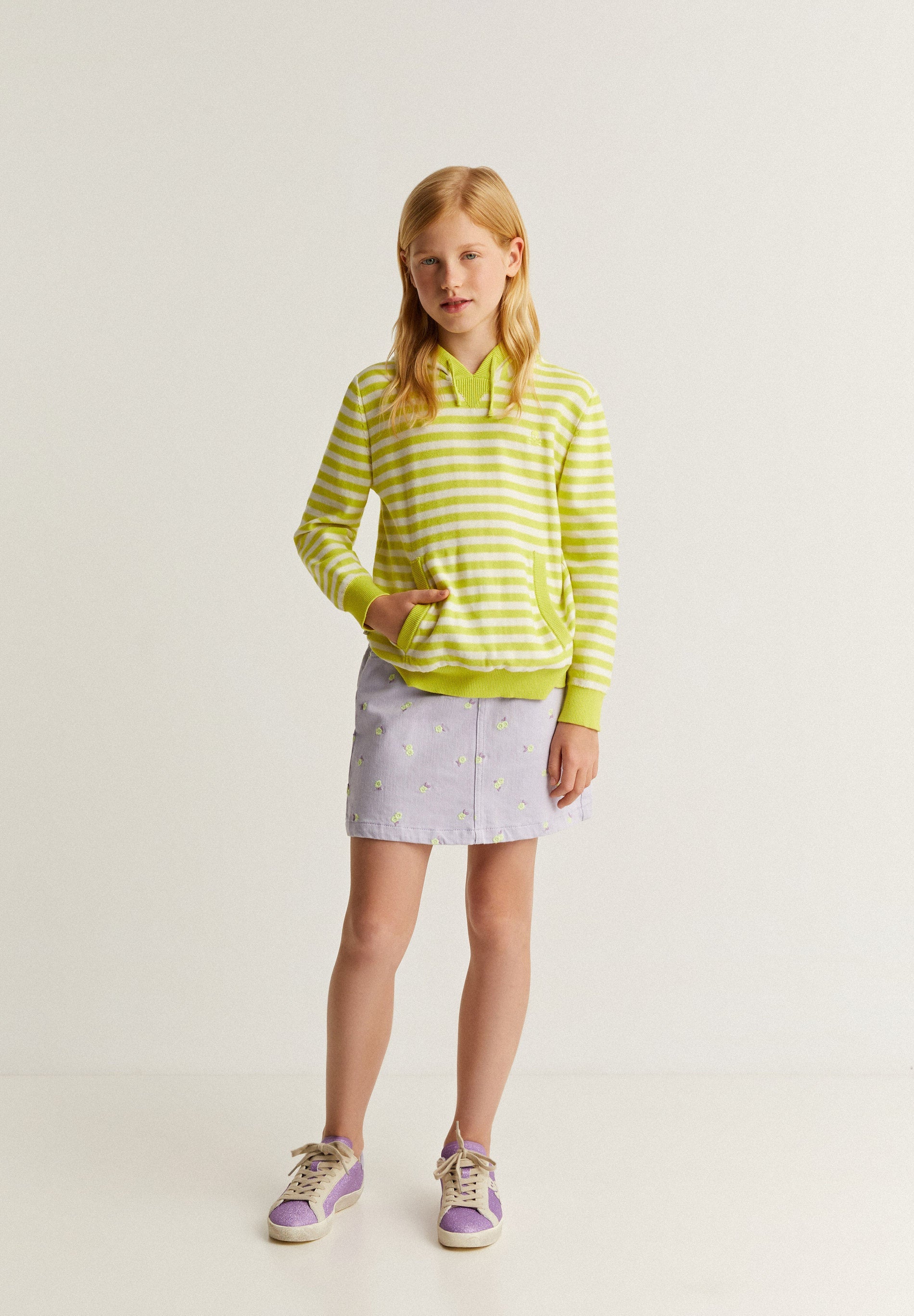 FALDA MINI BORDADA