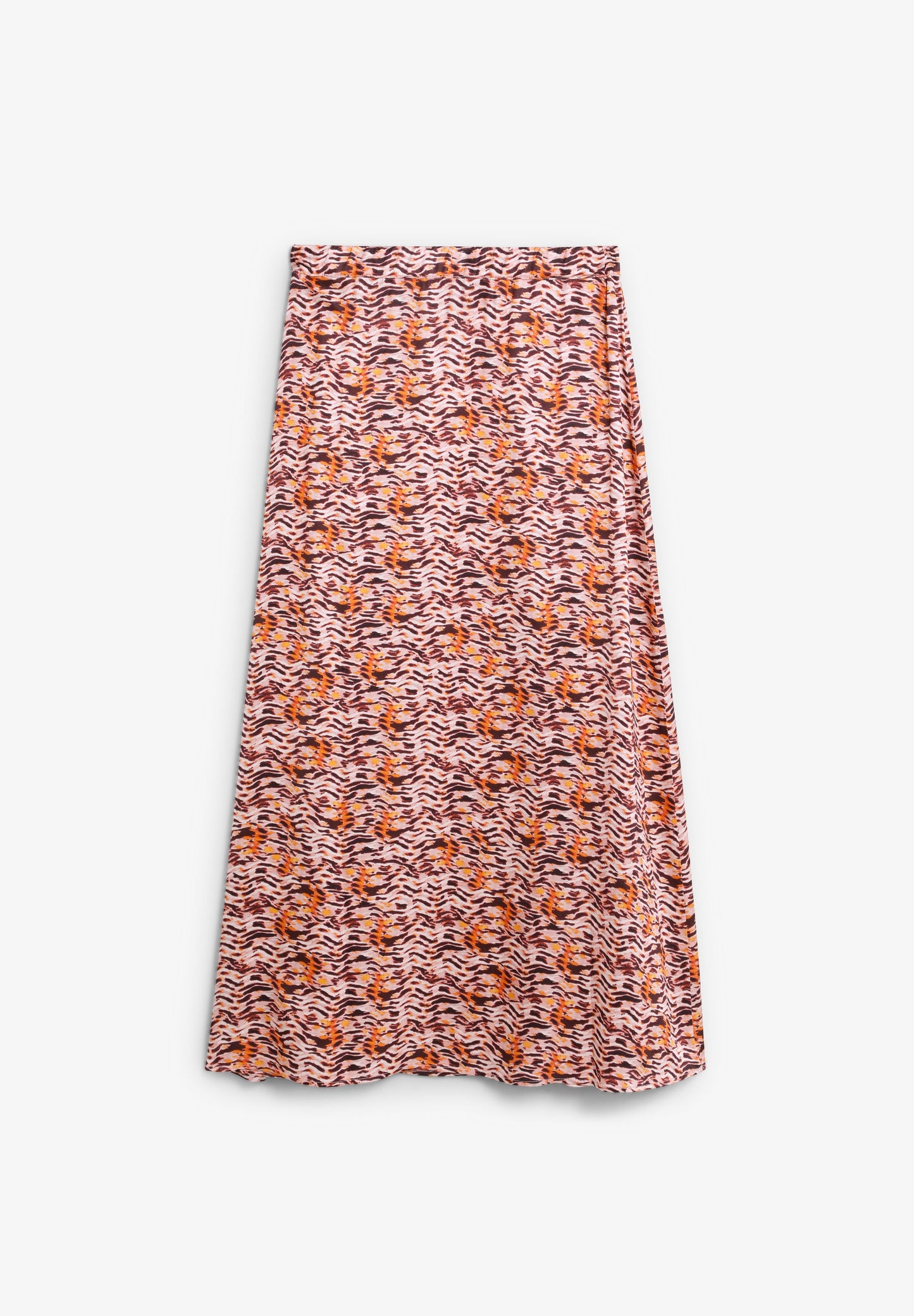 FALDA MIDI FLUIDA ESTAMPADA