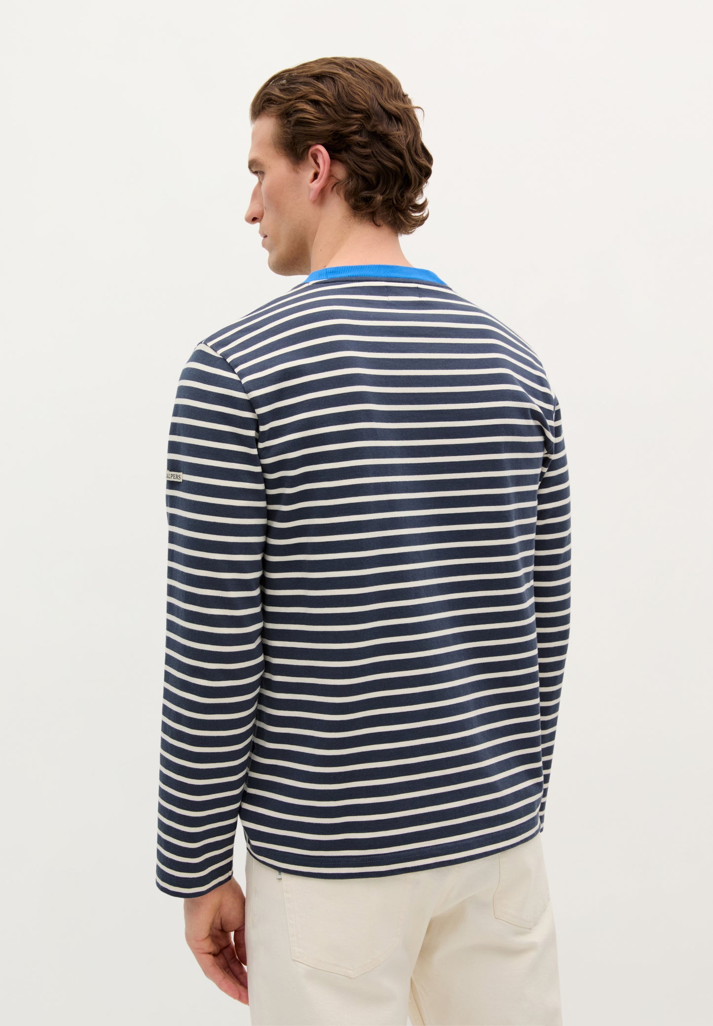 POLERA RAYAS CUELLO CONTRASTE