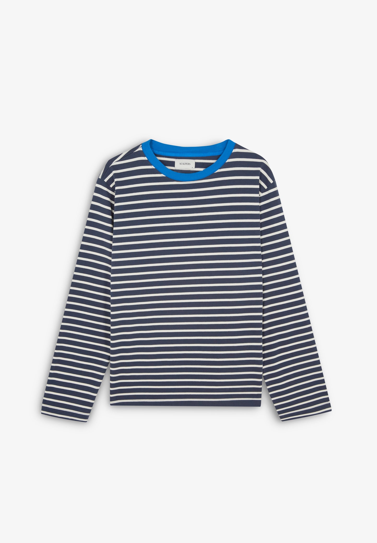 POLERA RAYAS CUELLO CONTRASTE