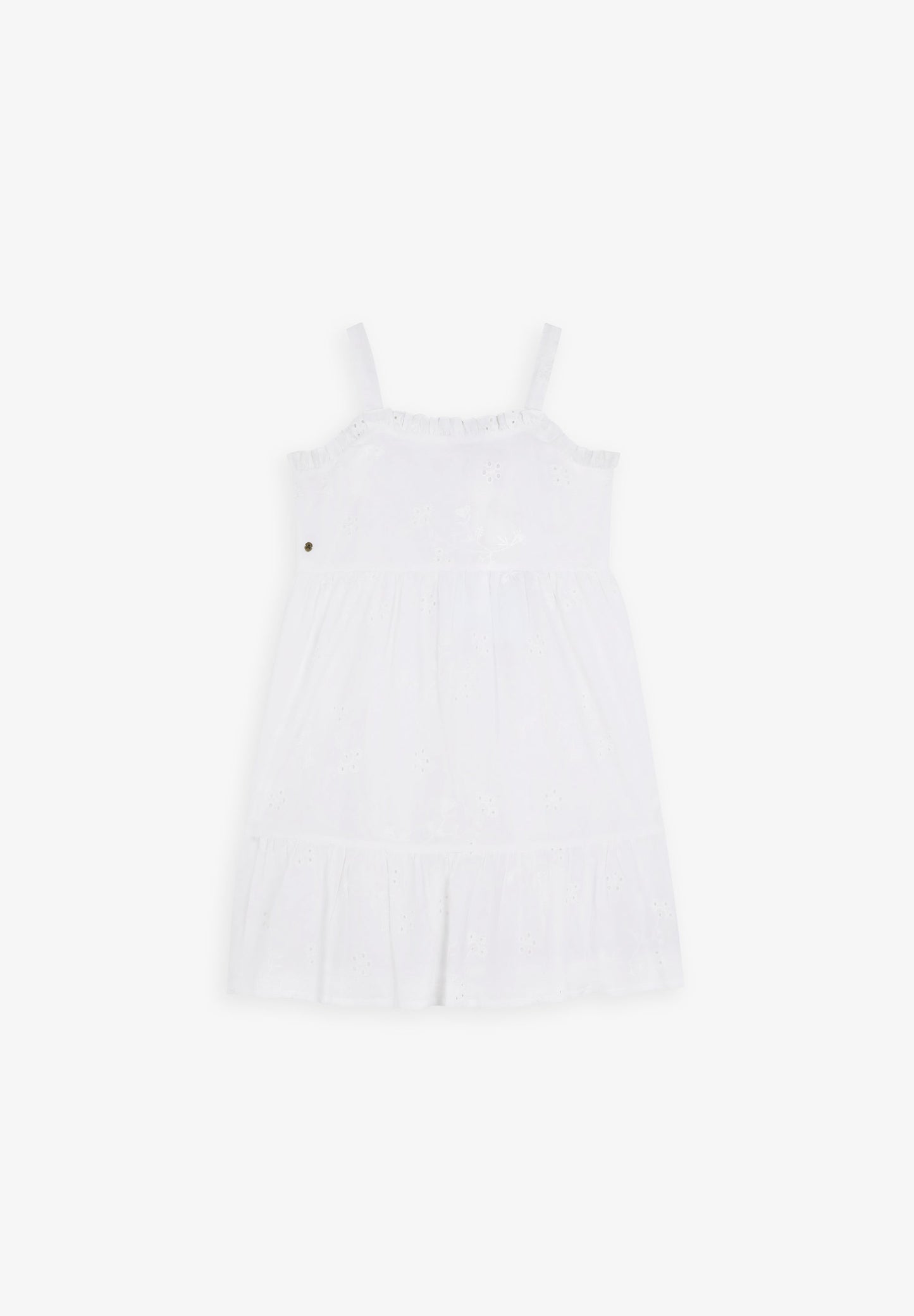 VESTIDO BORDADO FLORES