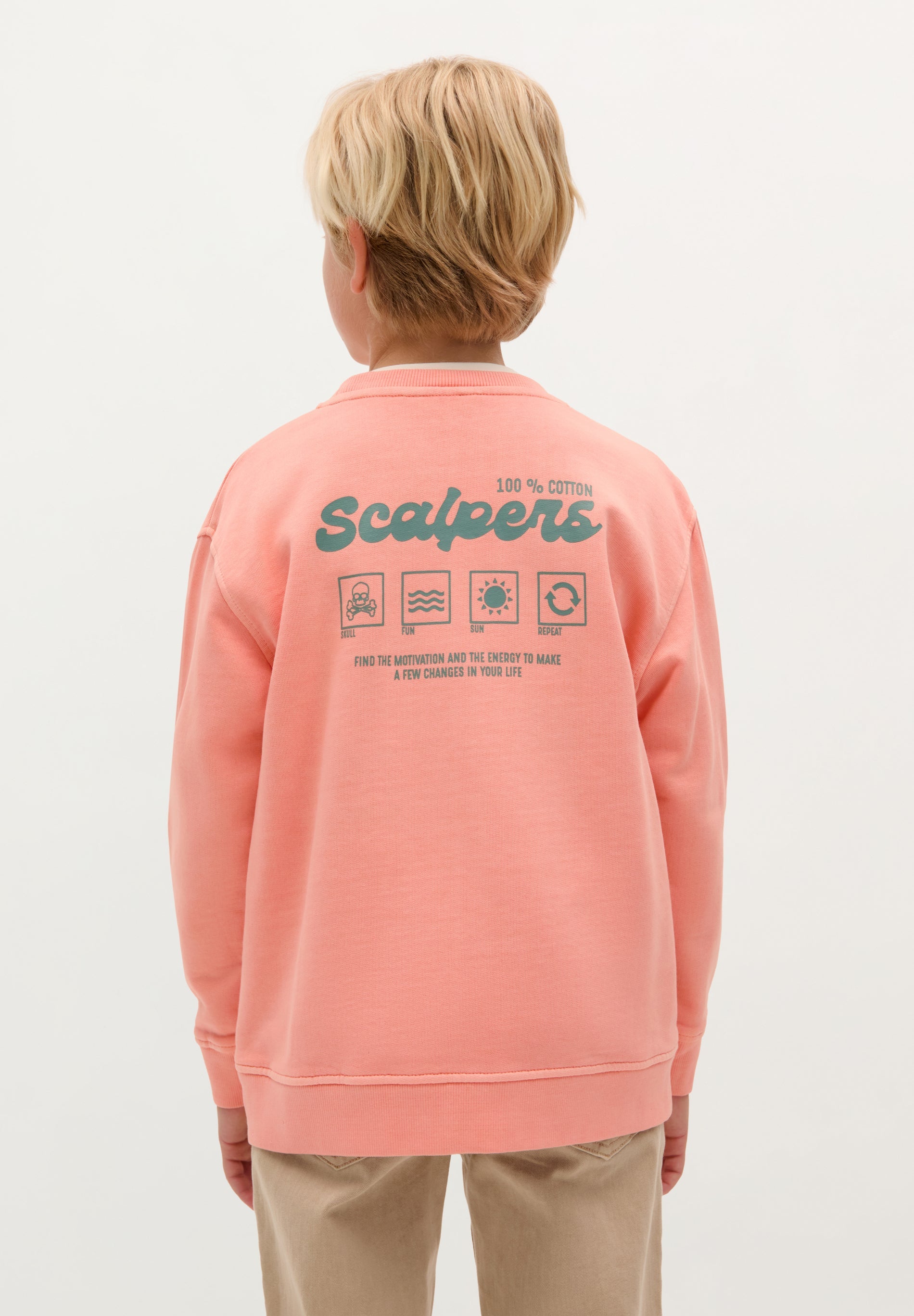 SUDADERA MOTIVO ESTAMPADA