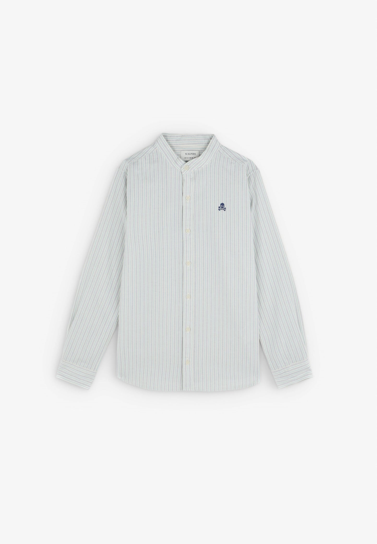 CAMISA RAYAS CUELLO MAO - Scalpers