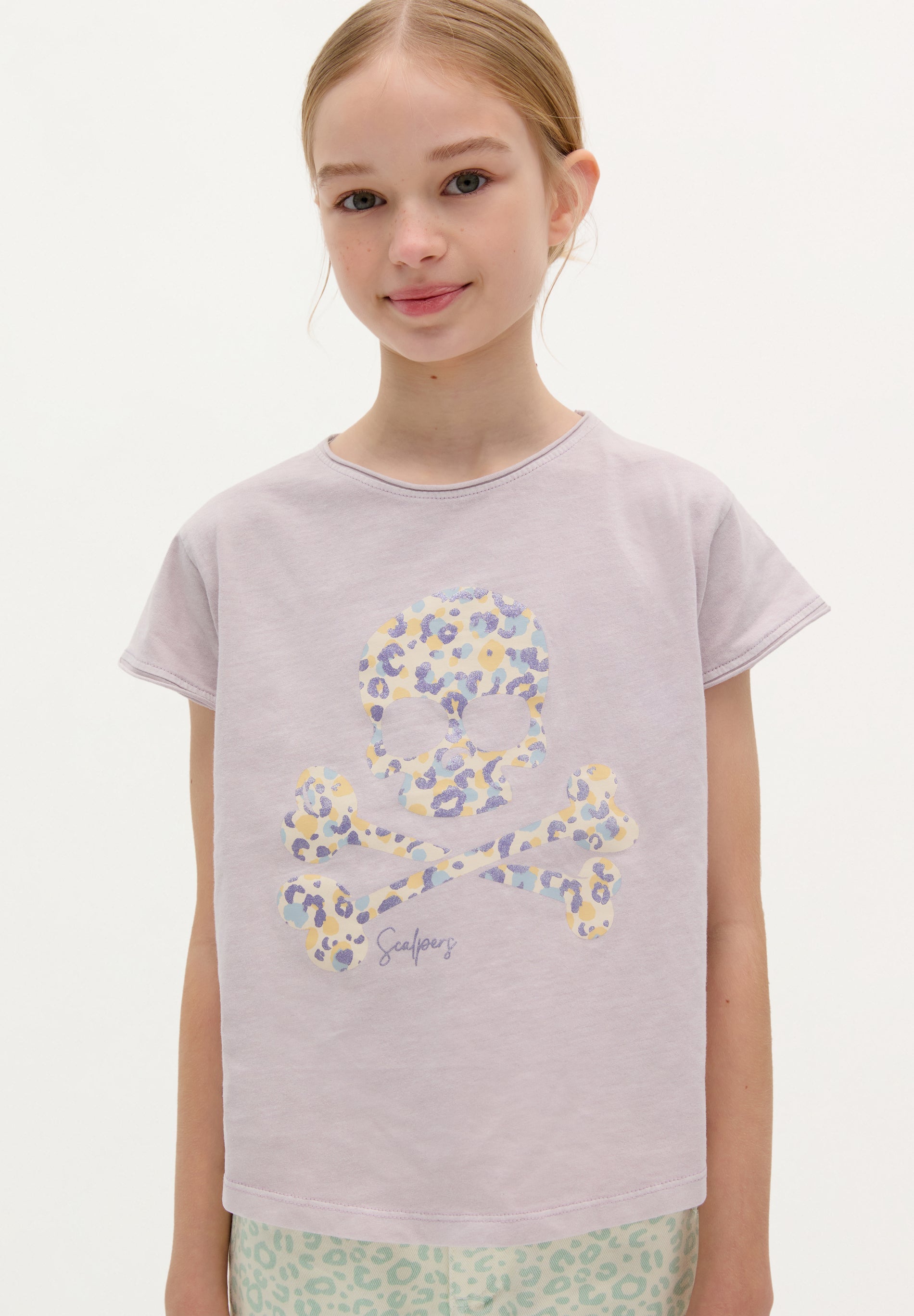 POLERA SKULL GLITTER