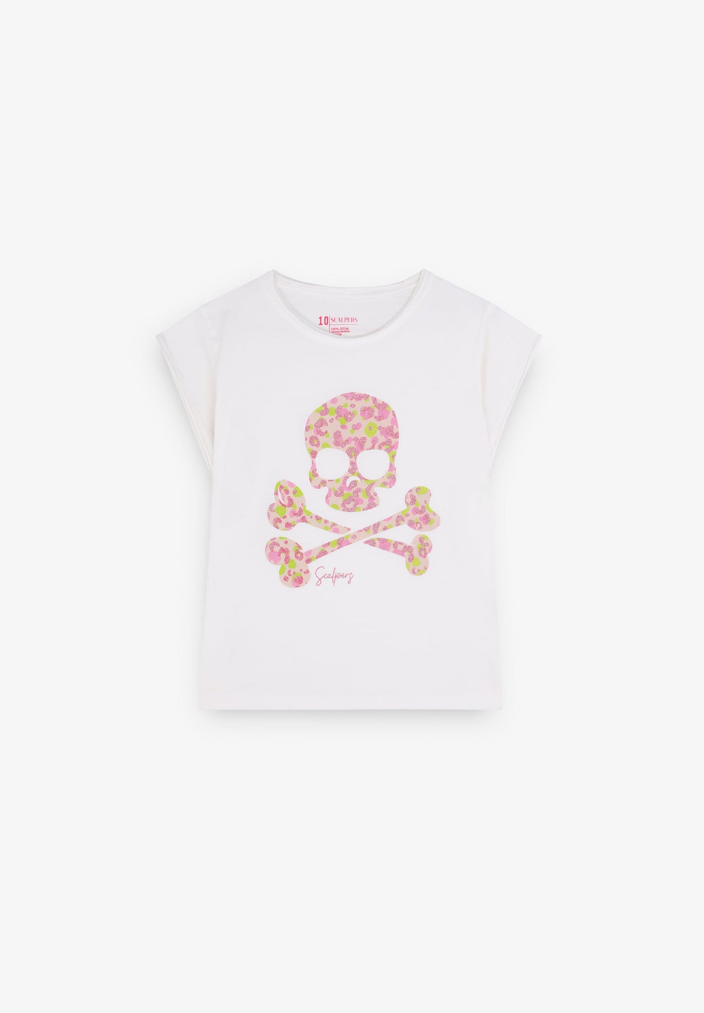POLERA SKULL GLITTER