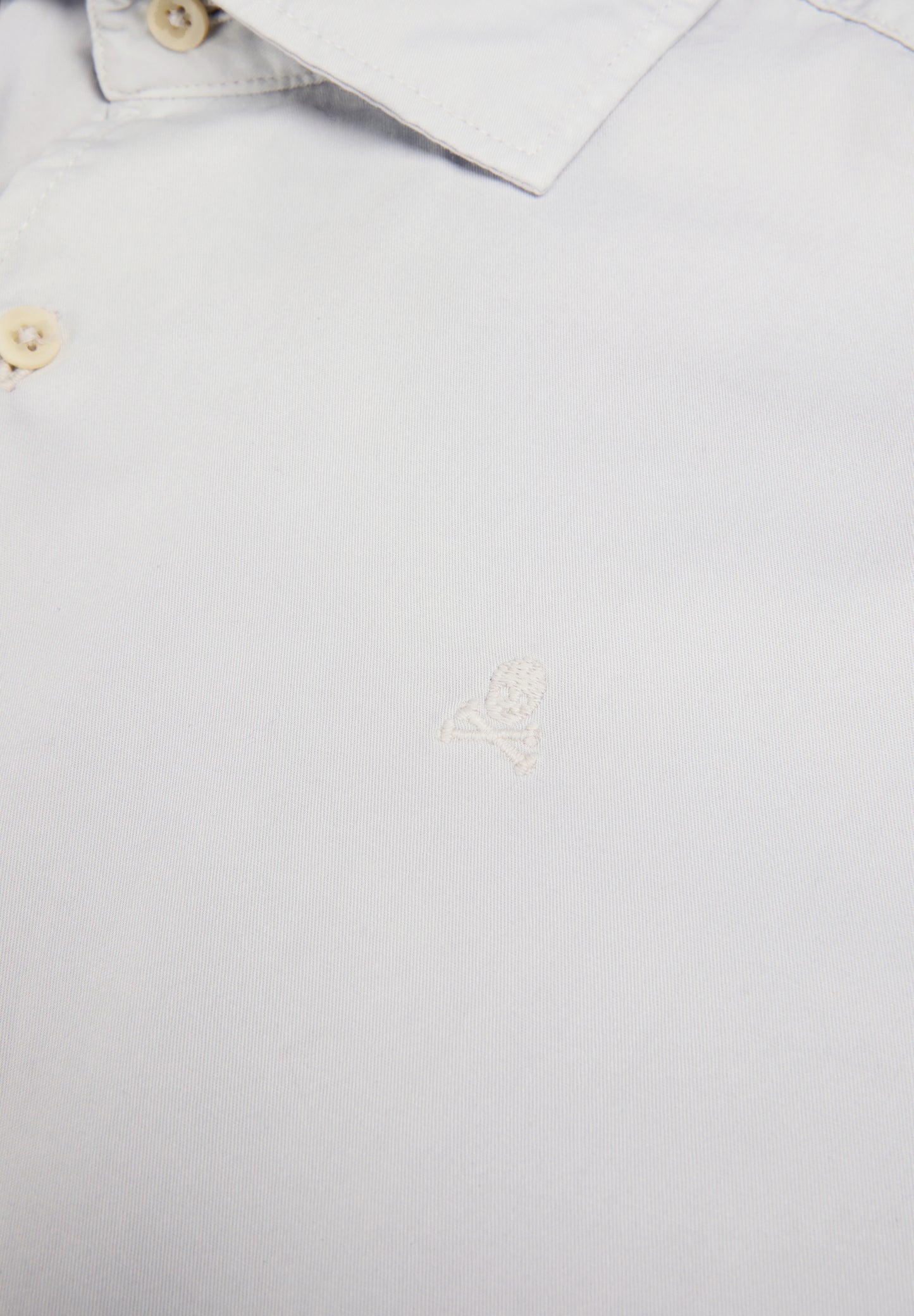 CAMISA CALAVERA BORDADA TONO