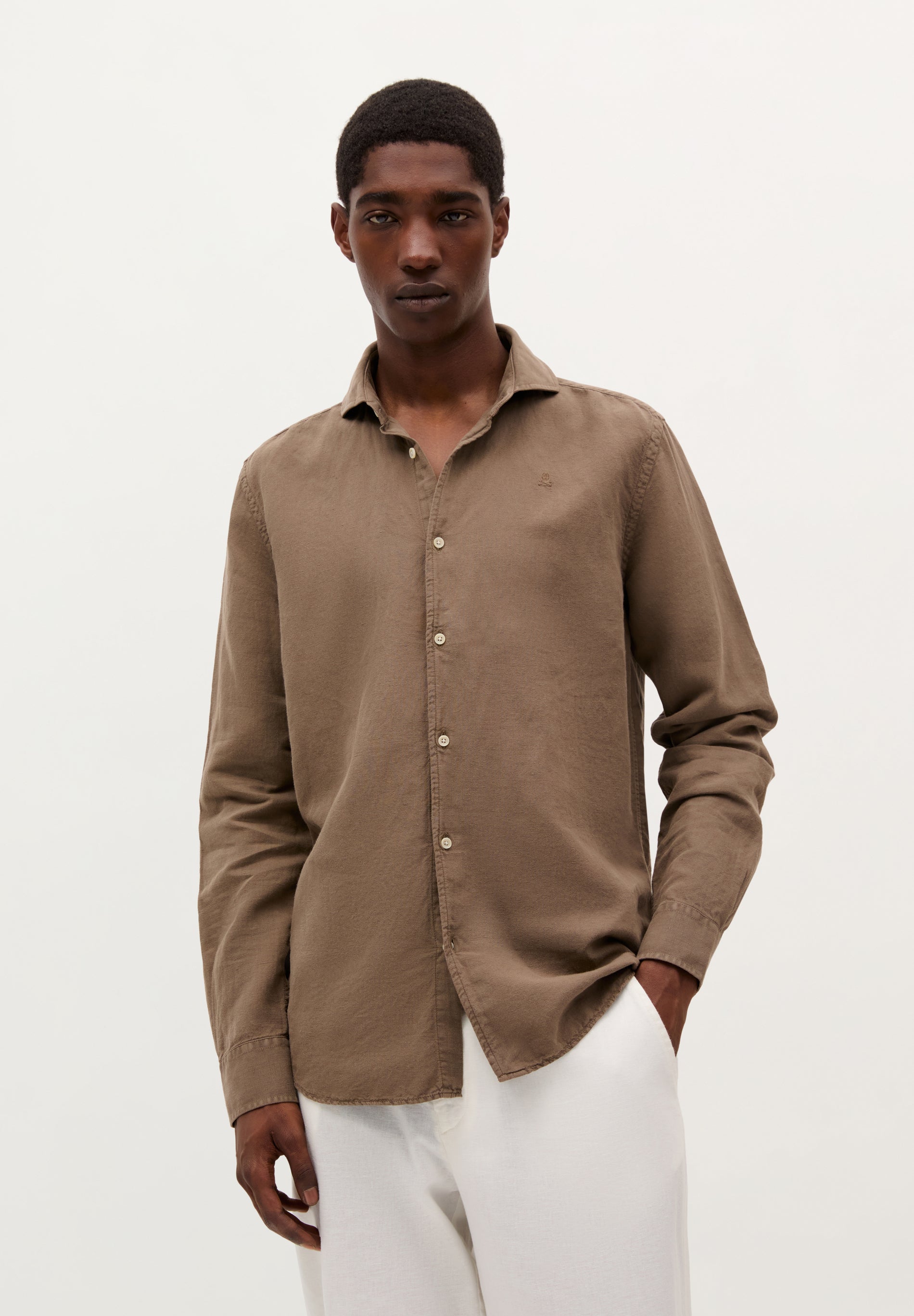 SCVINTAGE LINEN SE SHIRT