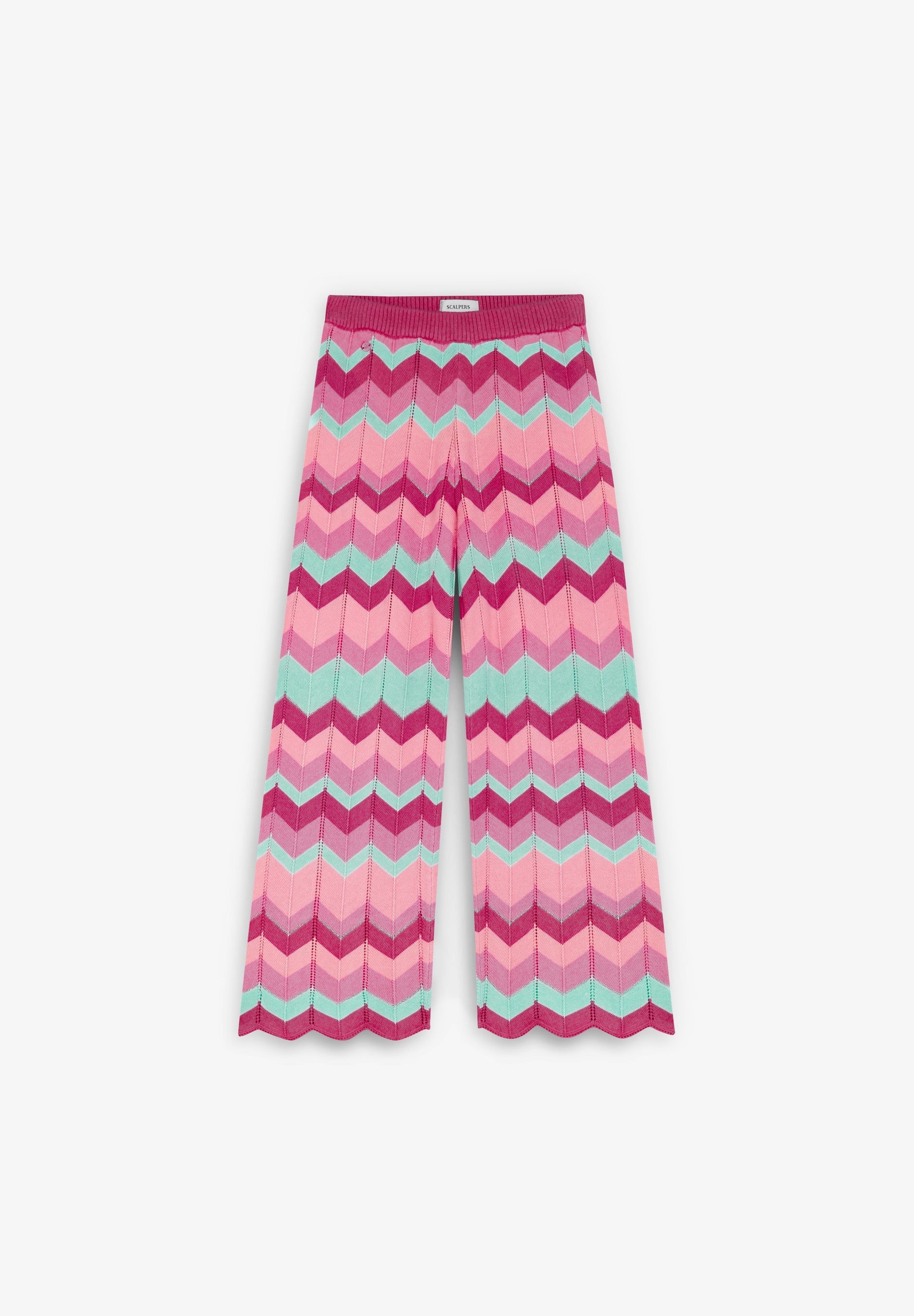 PANTALÓN PUNTO ESTAMPADO ZIG ZAG