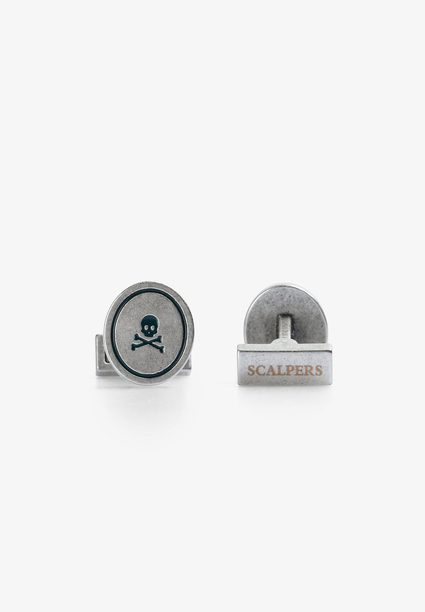 GEMELOS LATÓN CALAVERA - Scalpers