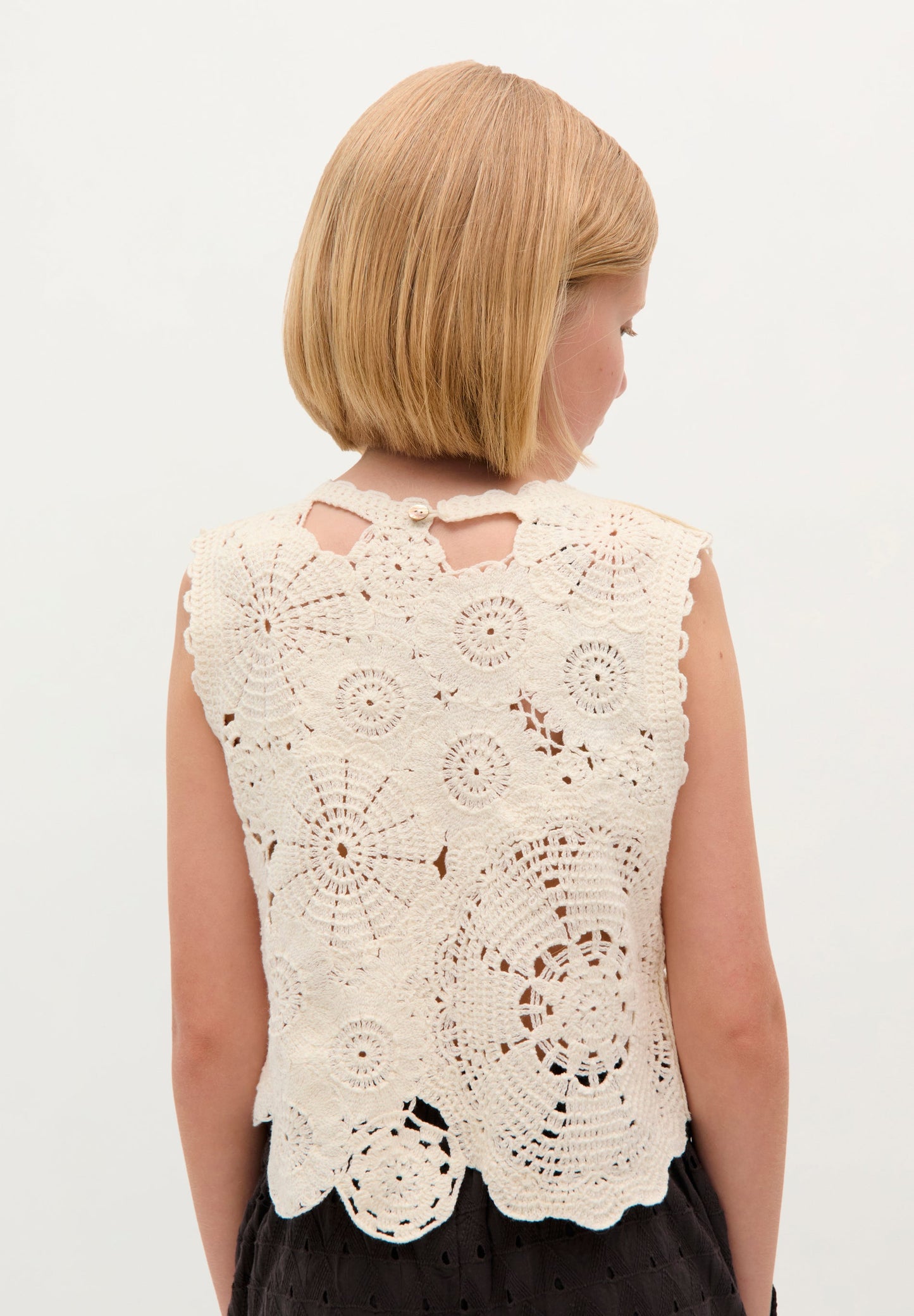 TOP CROCHET FLORES