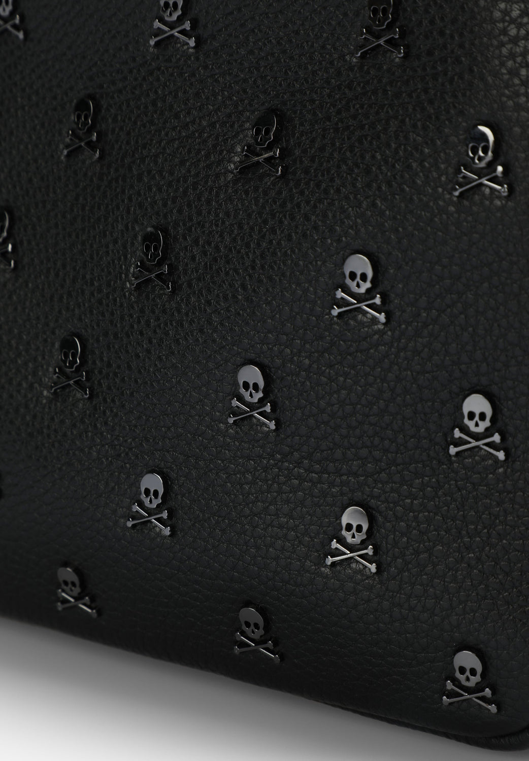 BOLSO PIEL BANDOLERA CALAVERAS ALL OVER - Scalpers