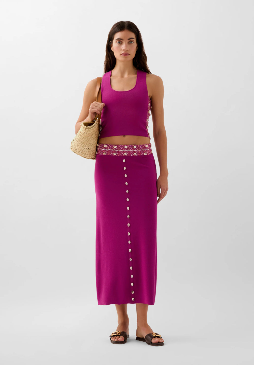 FALDA DE PUNTO CONCHAS