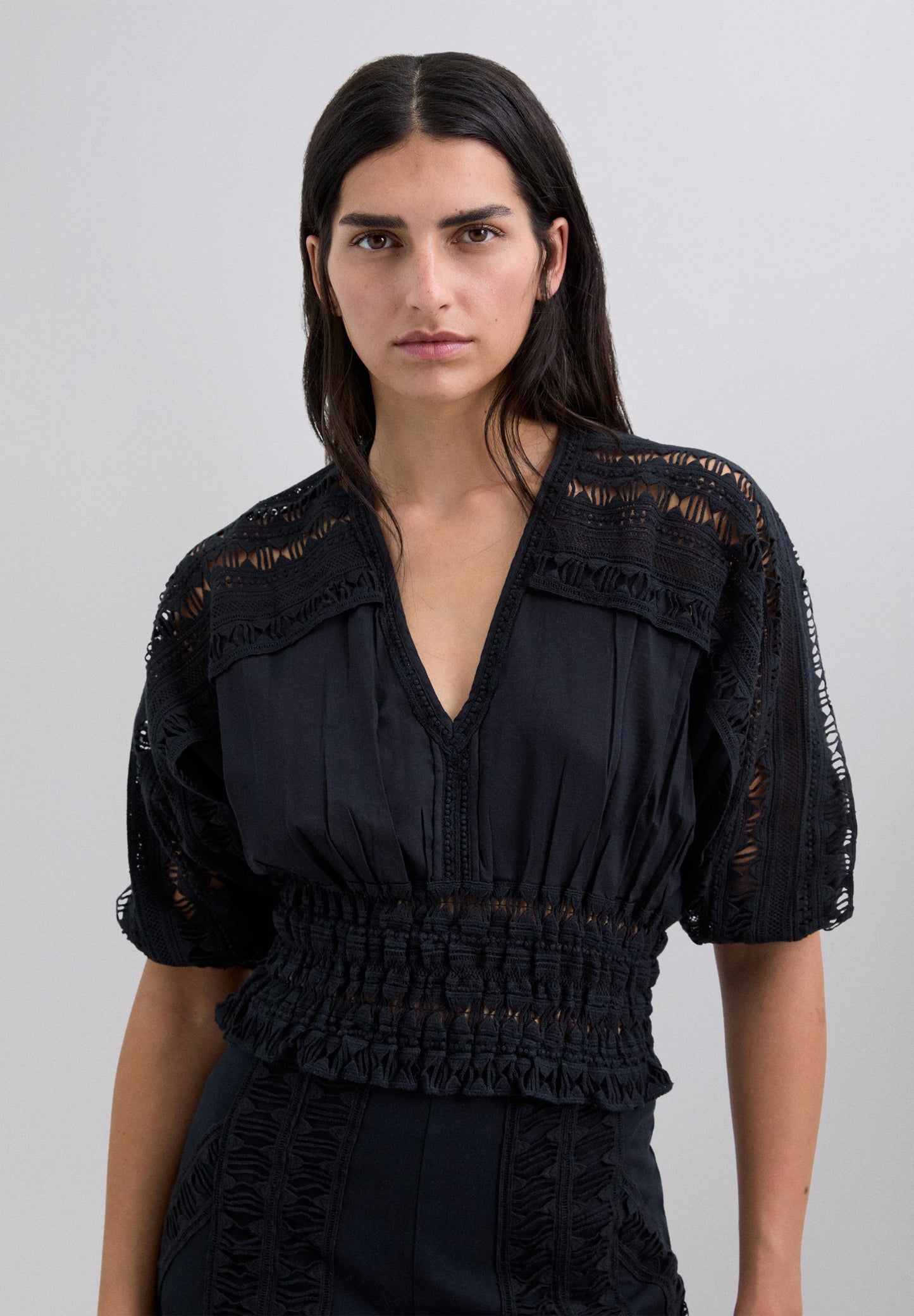 TOP FRUNCES BORDADOS - Scalpers