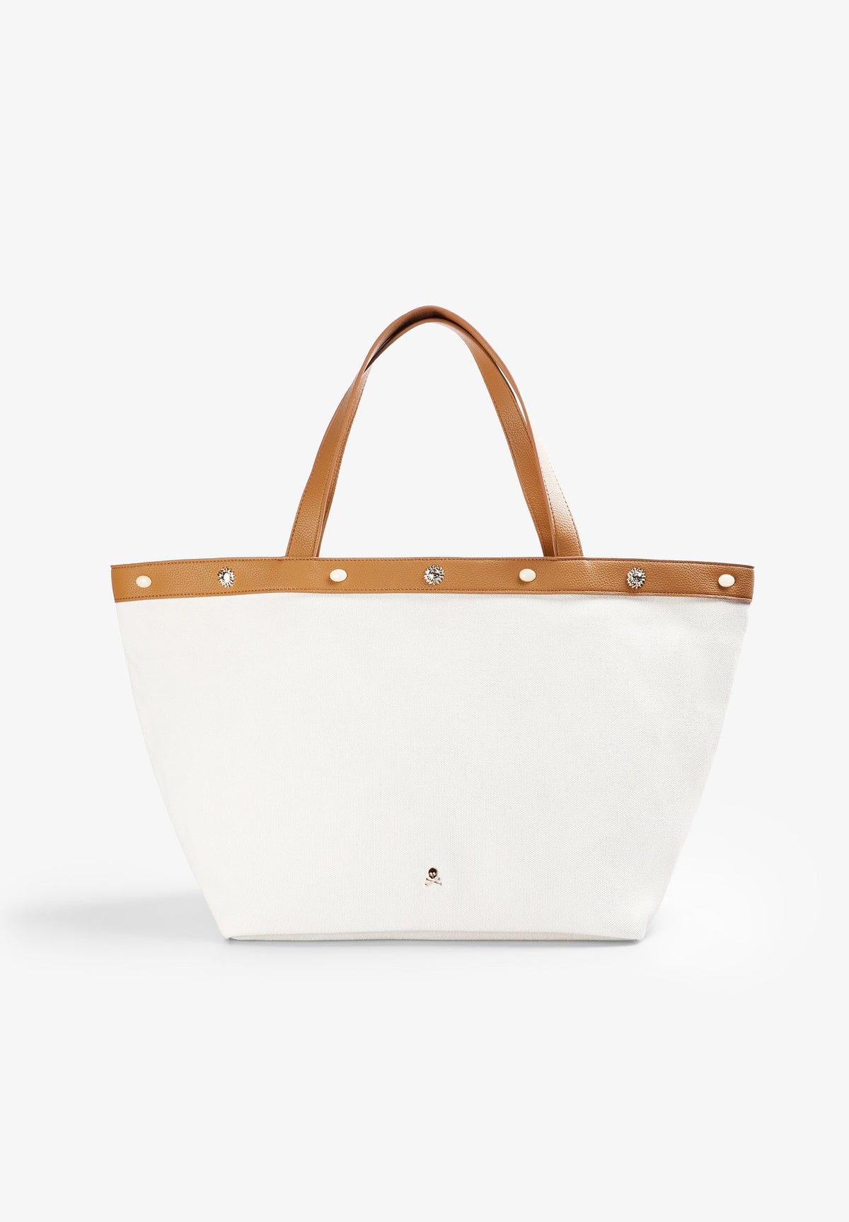 BOLSO SHOPPER CANVAS TACHUELAS - Scalpers