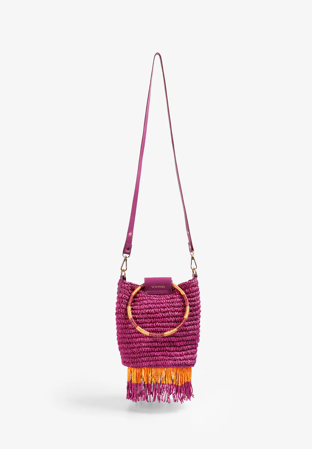 SCPAR BEADS FRINGED BAG