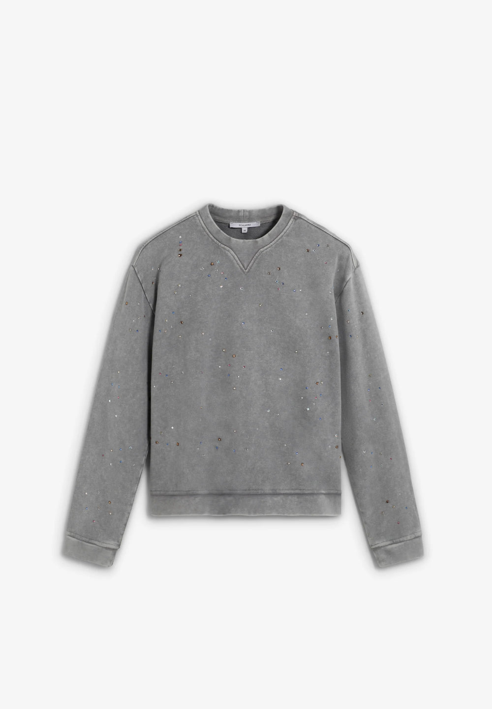 SCMULTISTUDS AOP SWEATER