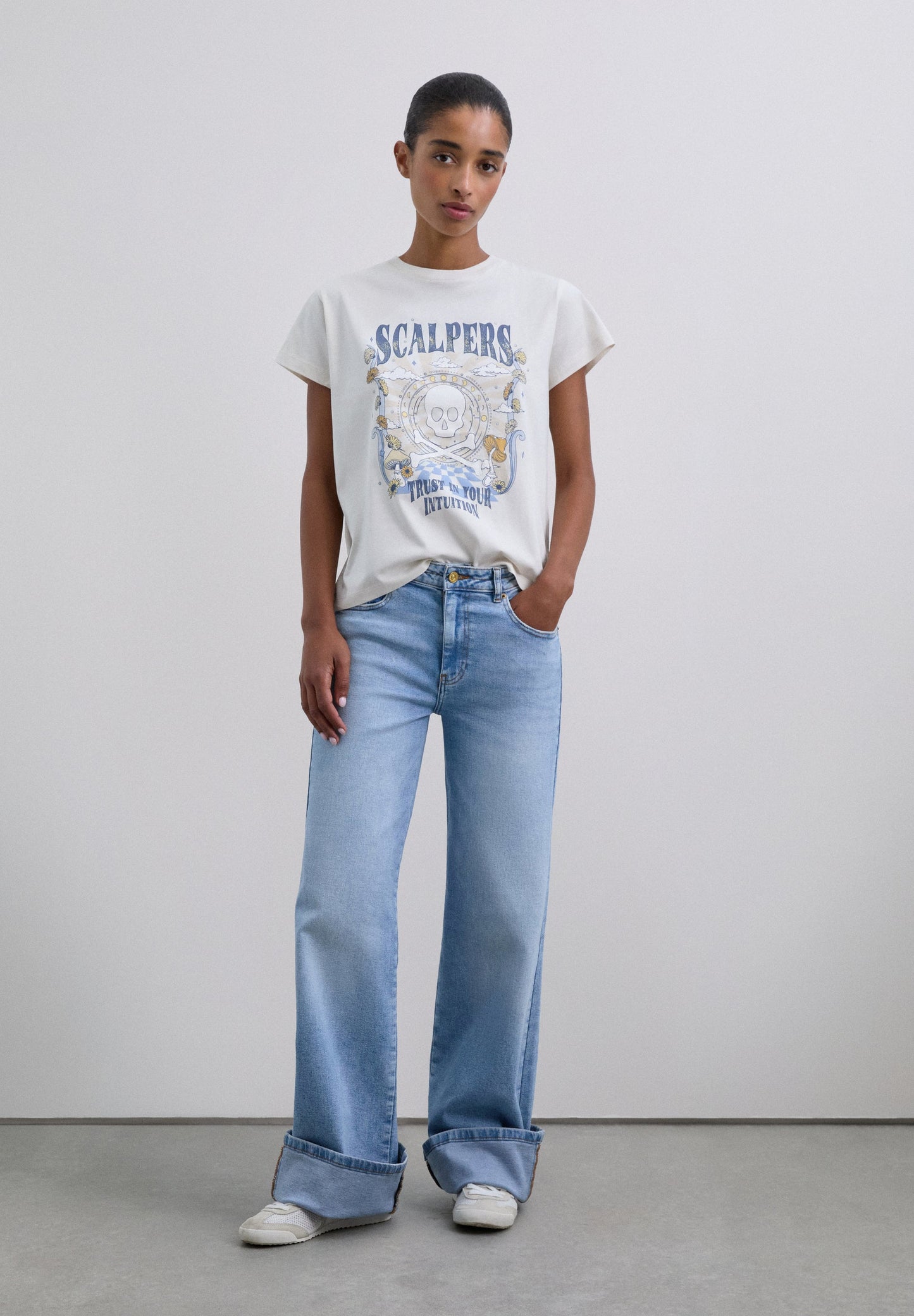 POLERA PRINT ROCK CALAVERA