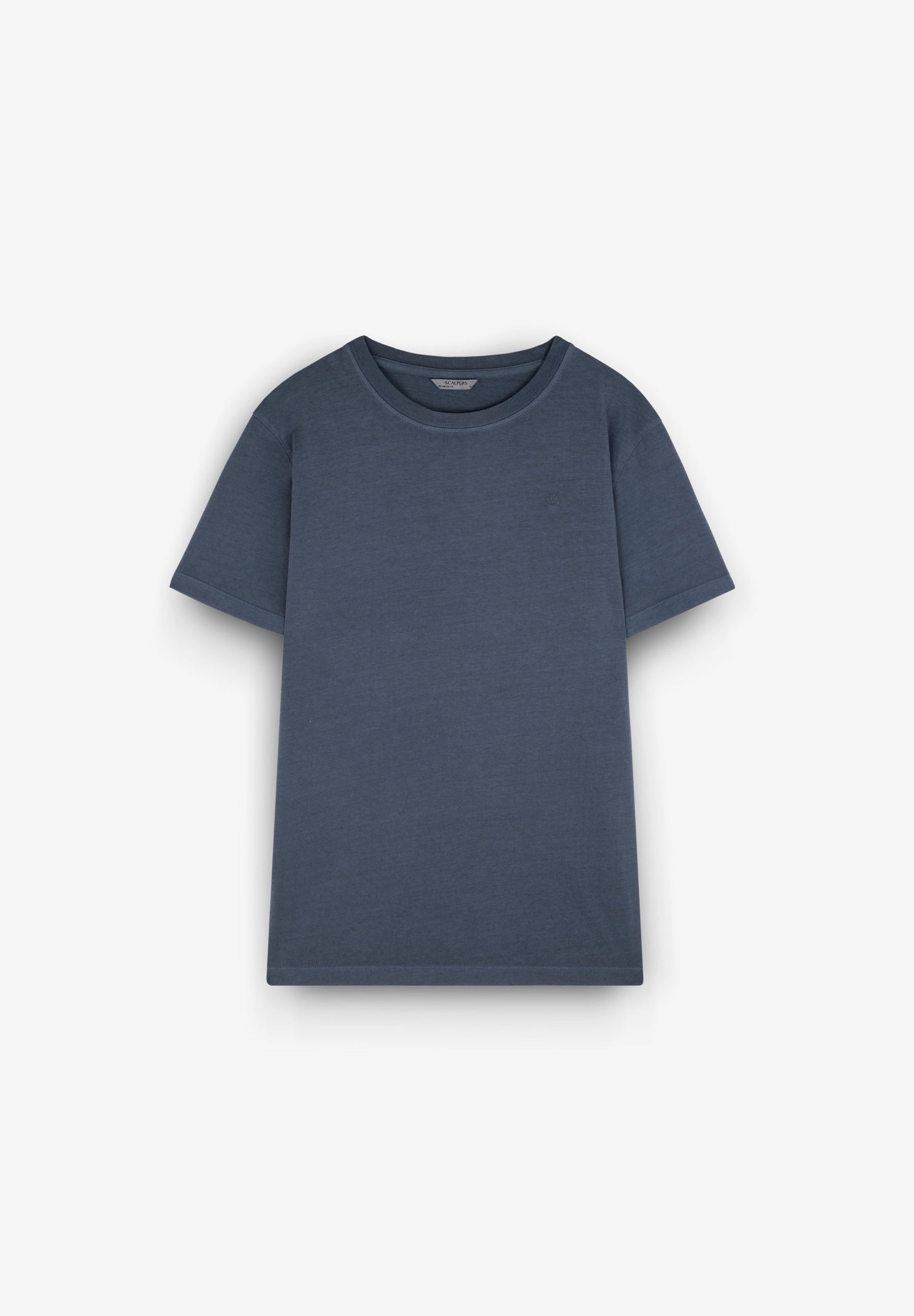 POLERA CALAVERA BORDADA TONO