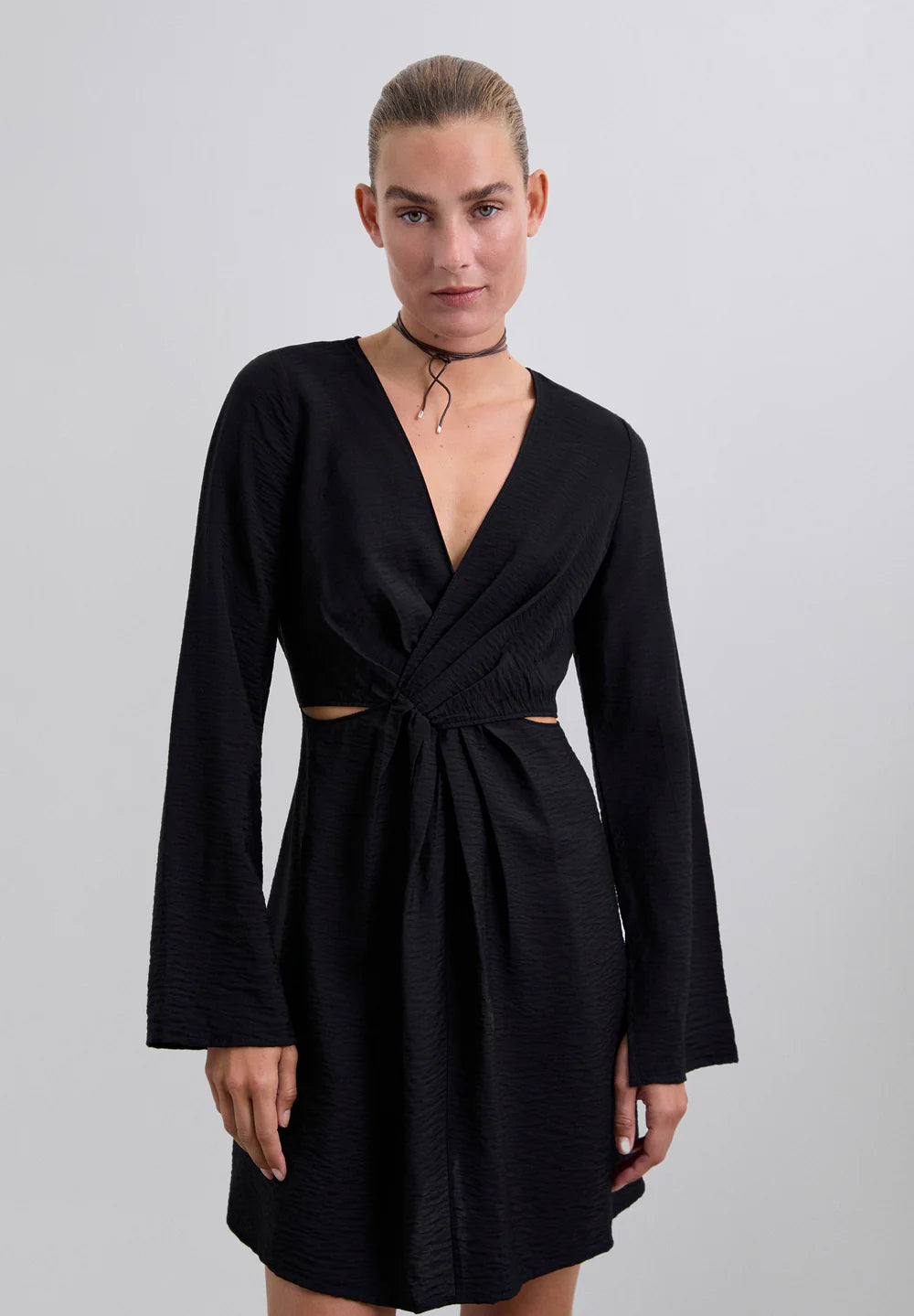 SCRAY KNOT SHORT DRESS