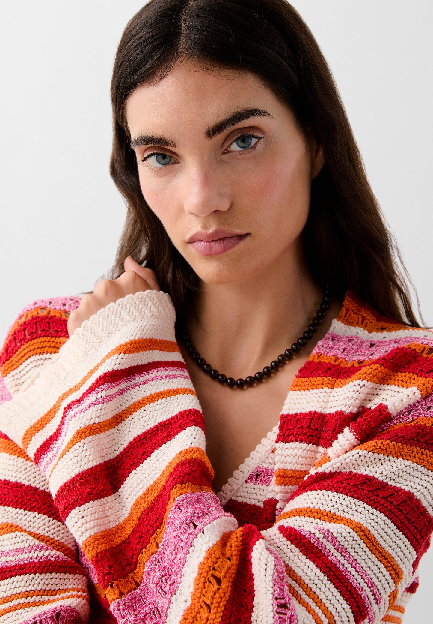 CÁRDIGAN CROCHET MULTICOLOR