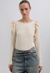 SCWRINKLE PUFF LS TEE