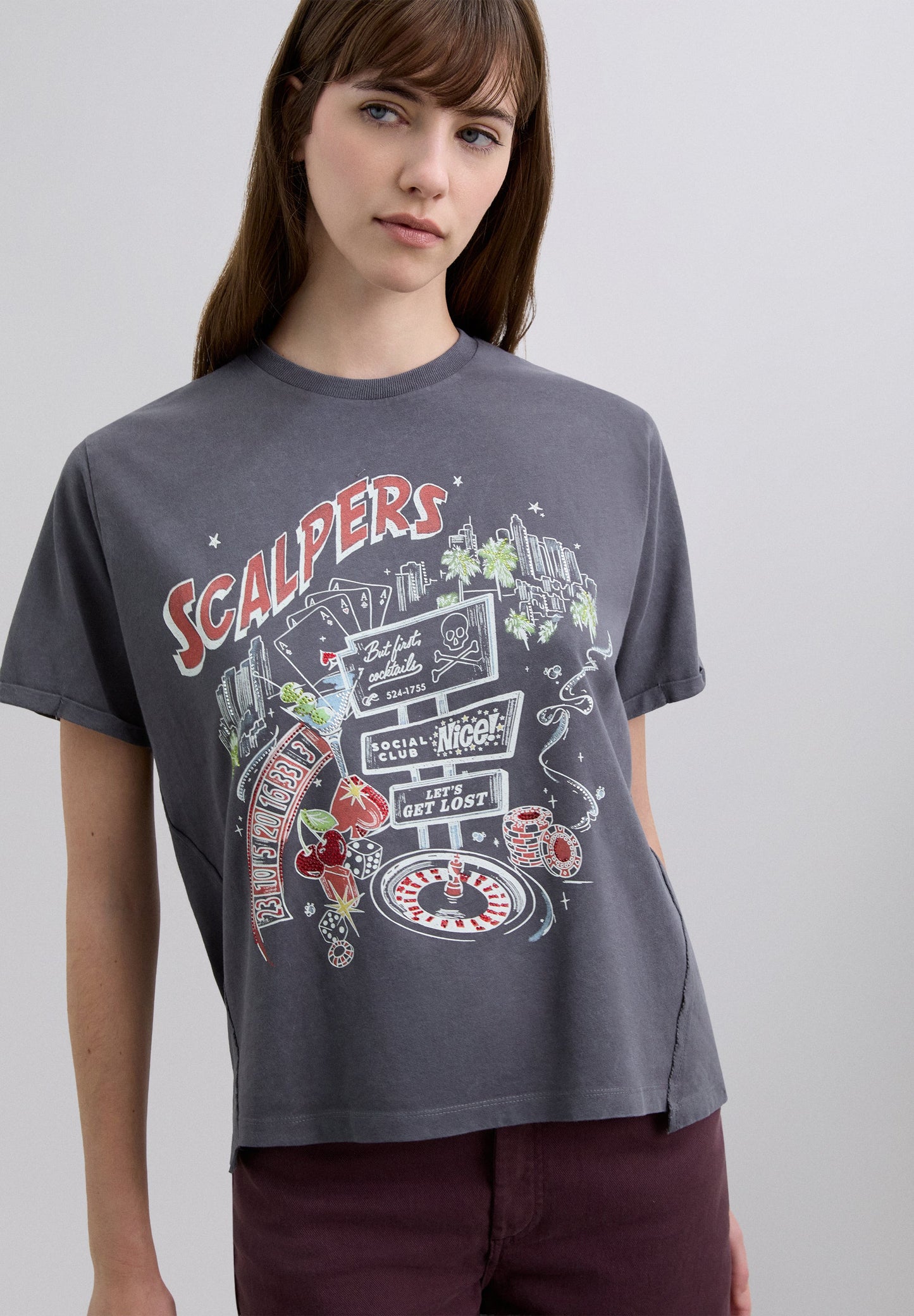 POLERA ASIMÉTRICA PRINT