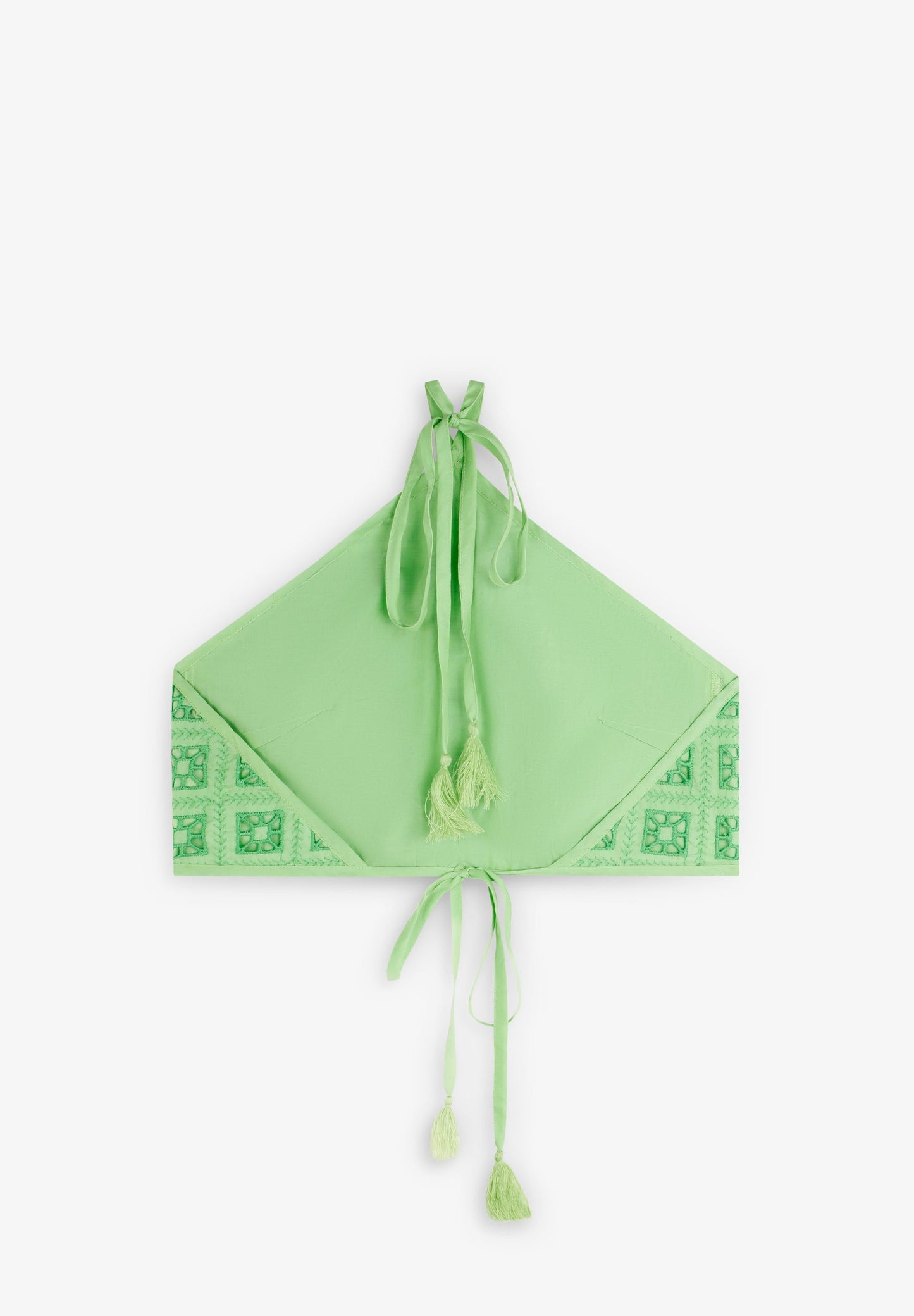 TOP HALTER DETALLES BORDADOS