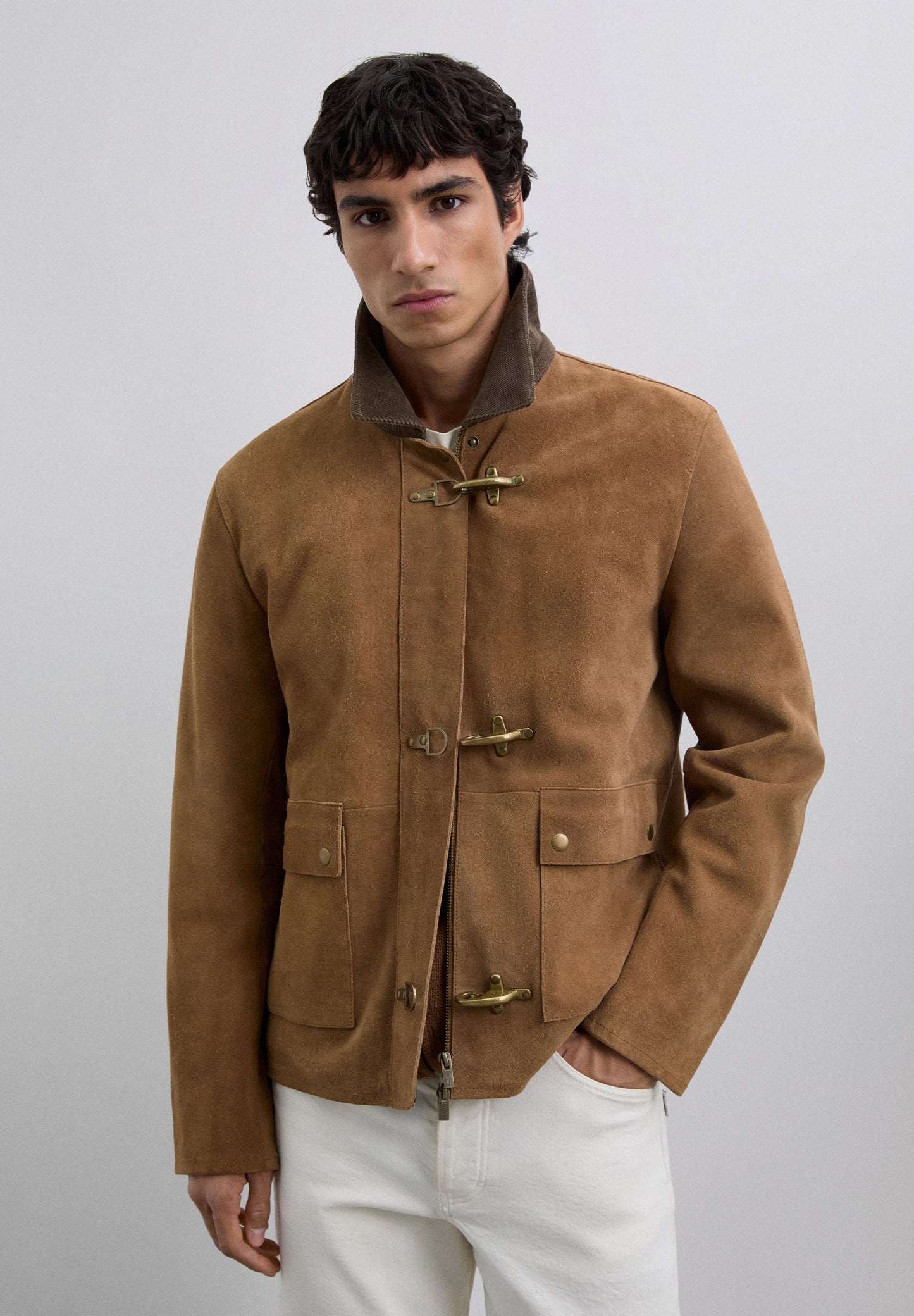 CHAQUETA PIEL CUELLO PANA - Scalpers