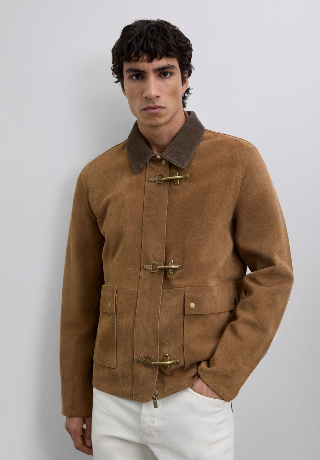 CHAQUETA PIEL CUELLO PANA - Scalpers