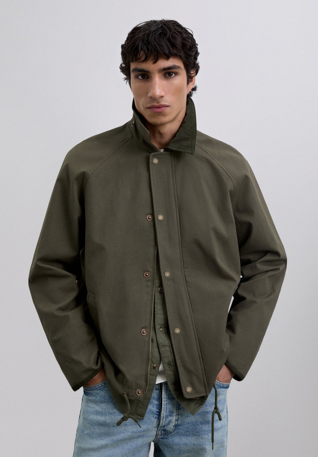 CHAQUETA CAPUCHA ALGODÓN - Scalpers
