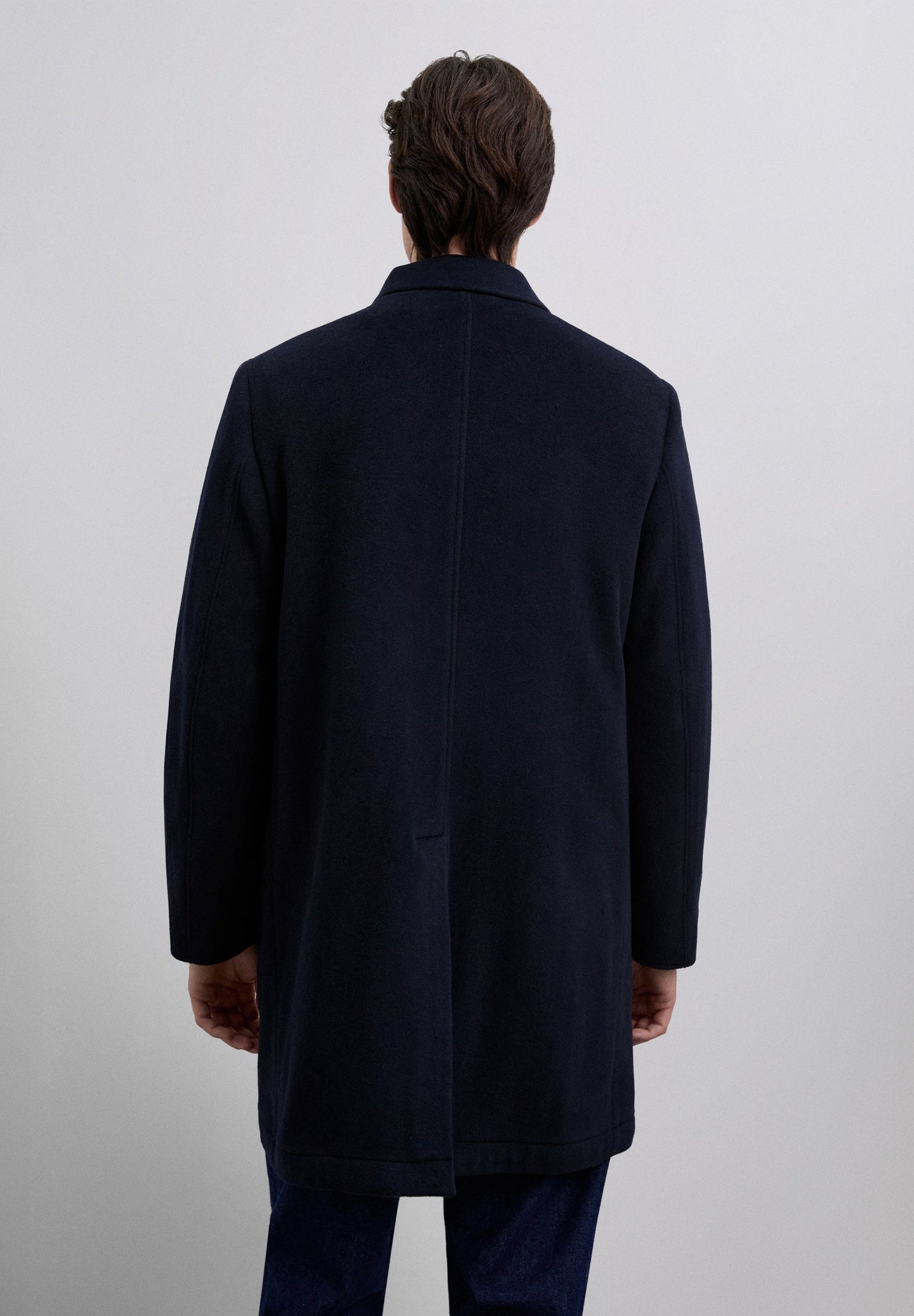 ABRIGO LARGO MEZCLA LANA - Scalpers