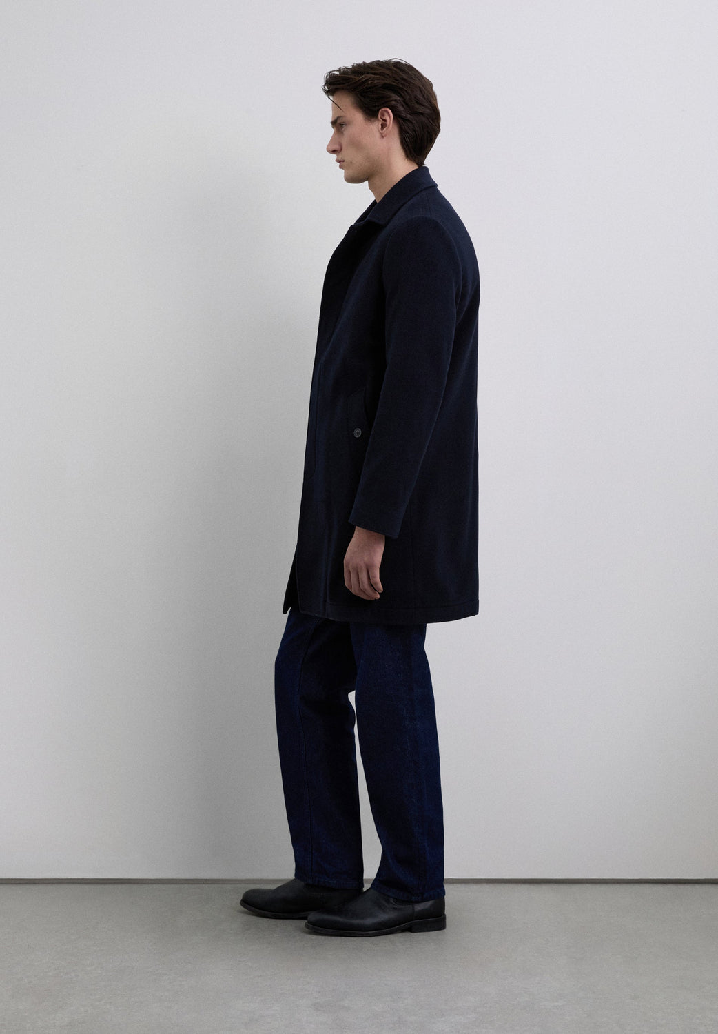 ABRIGO LARGO MEZCLA LANA - Scalpers