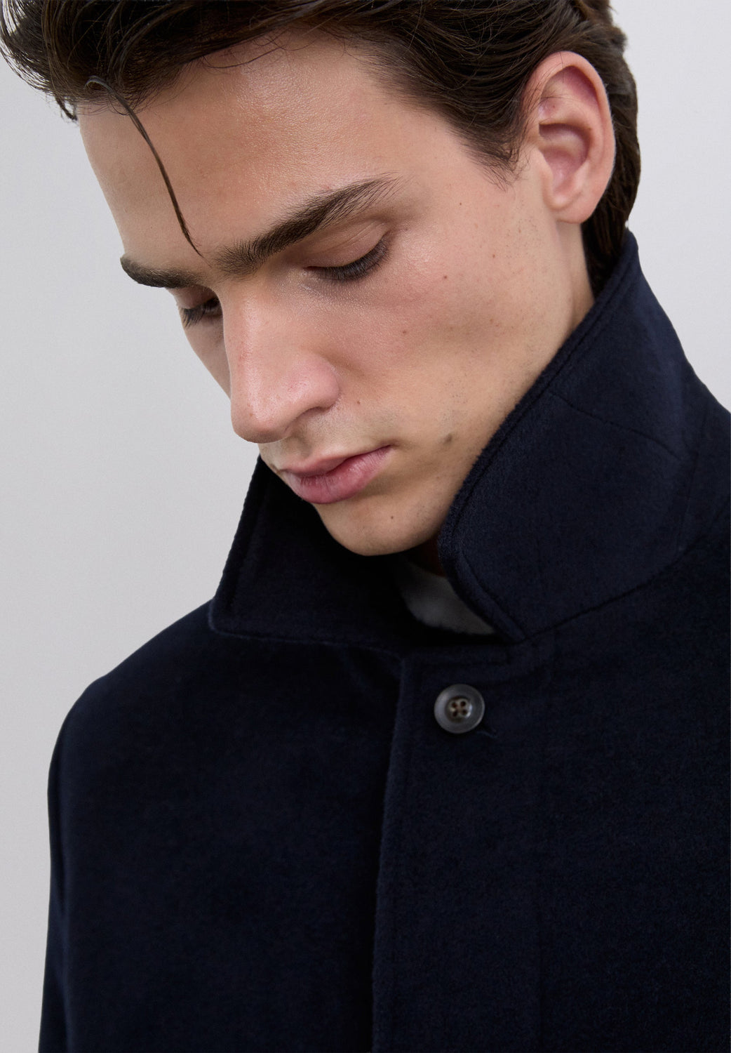 ABRIGO LARGO MEZCLA LANA - Scalpers