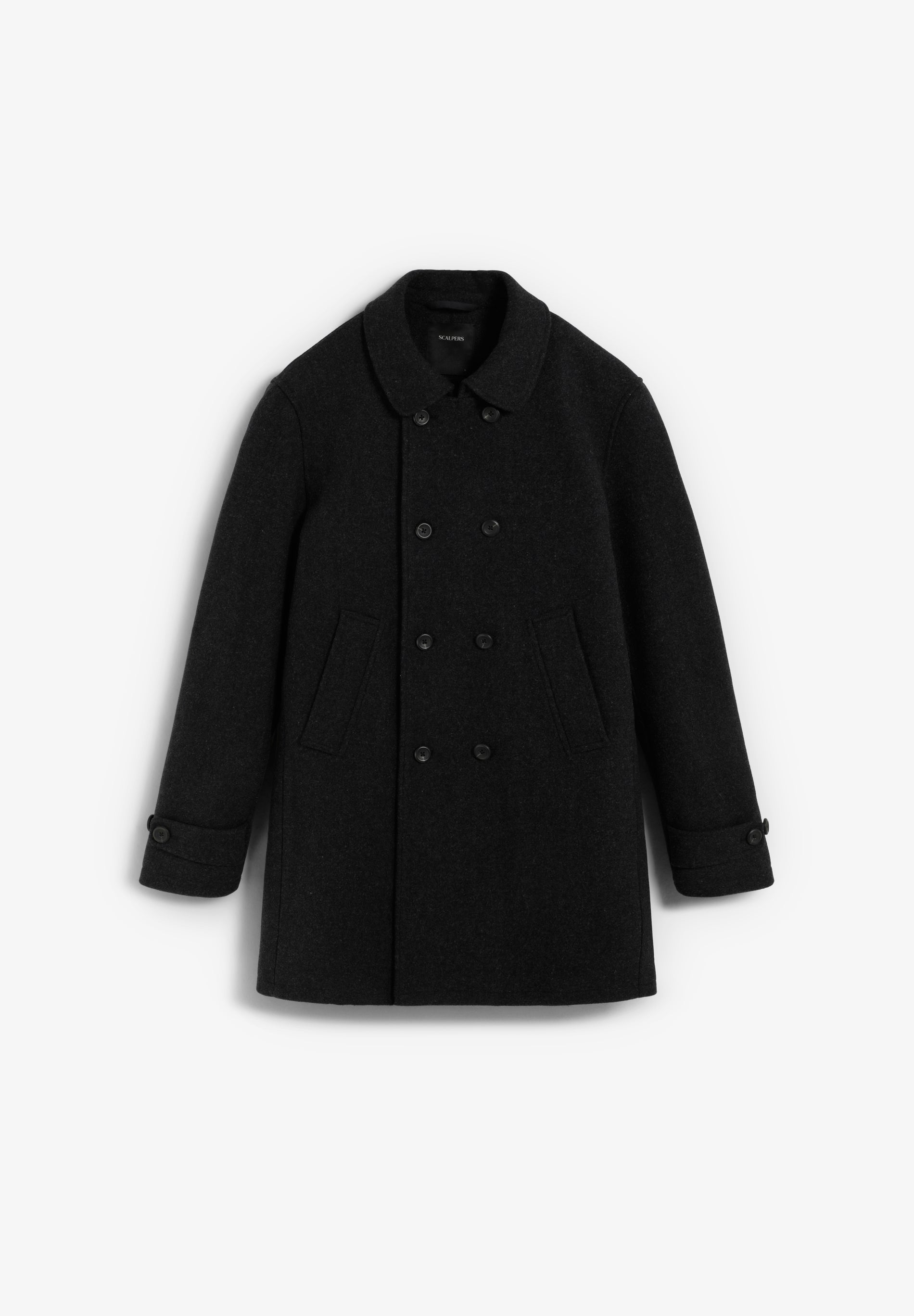 ABRIGO CRUZADO LANA - Scalpers