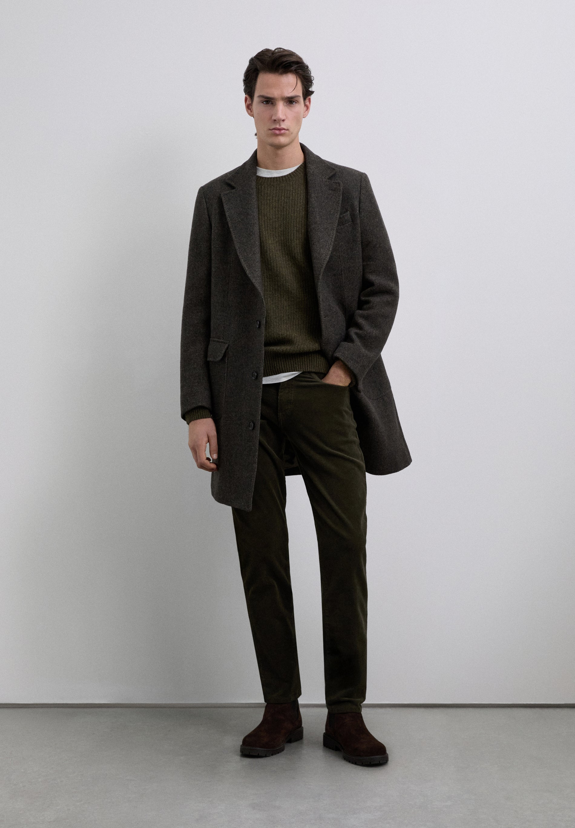 PANTALONES PANA REGULAR FIT