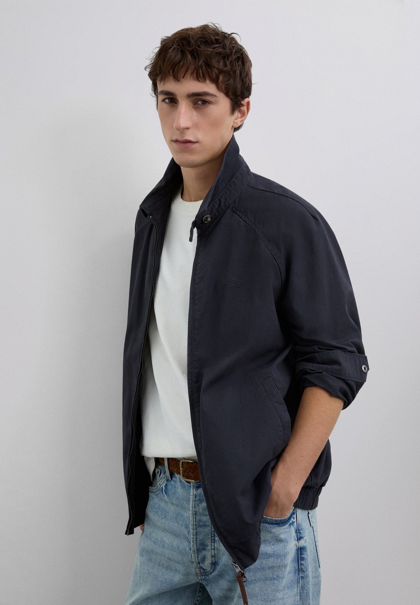 CHAQUETA BOMBER LOGO - Scalpers