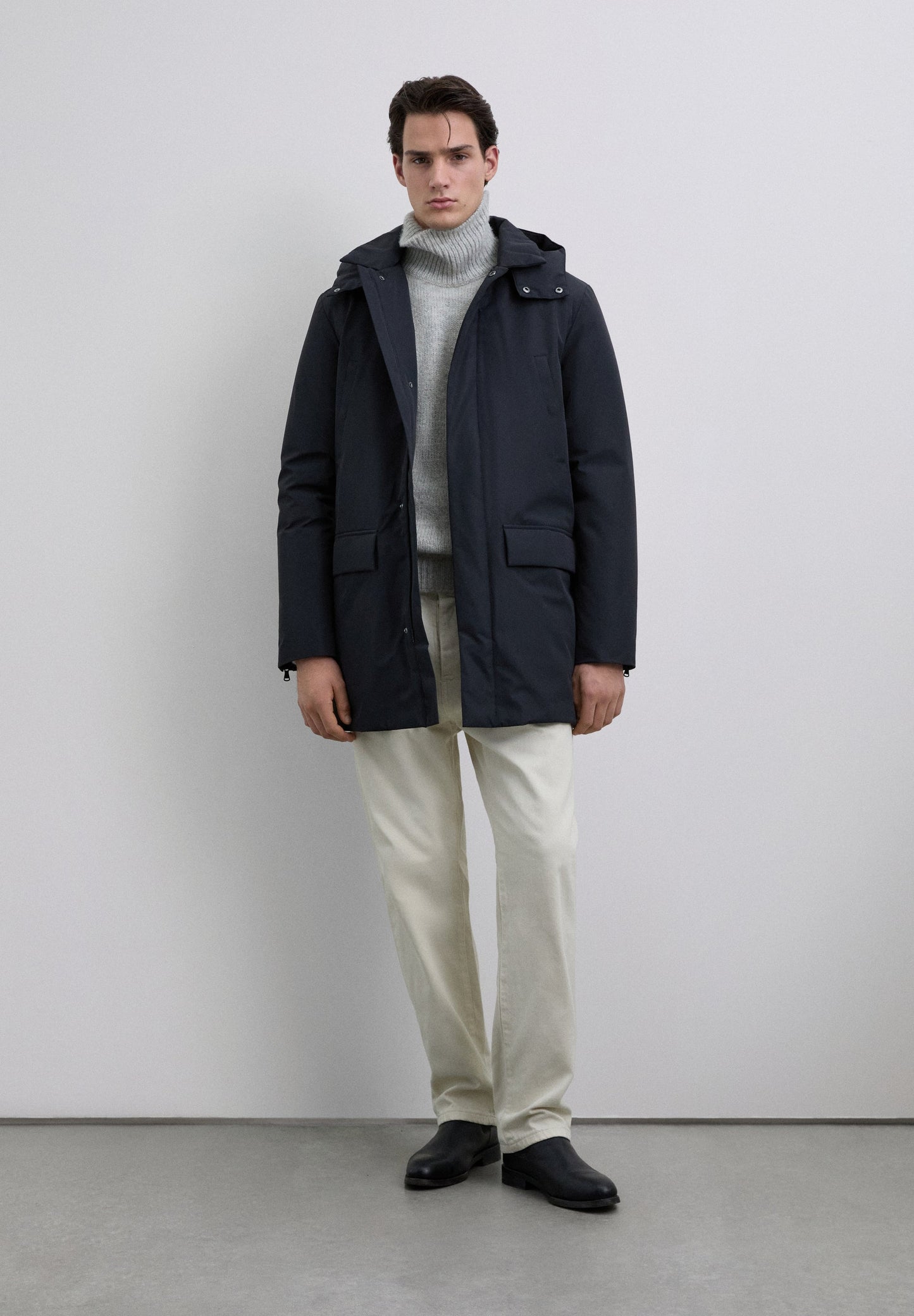 PARKA TÉCNICA BOLSILLOS CAPUCHA - Scalpers
