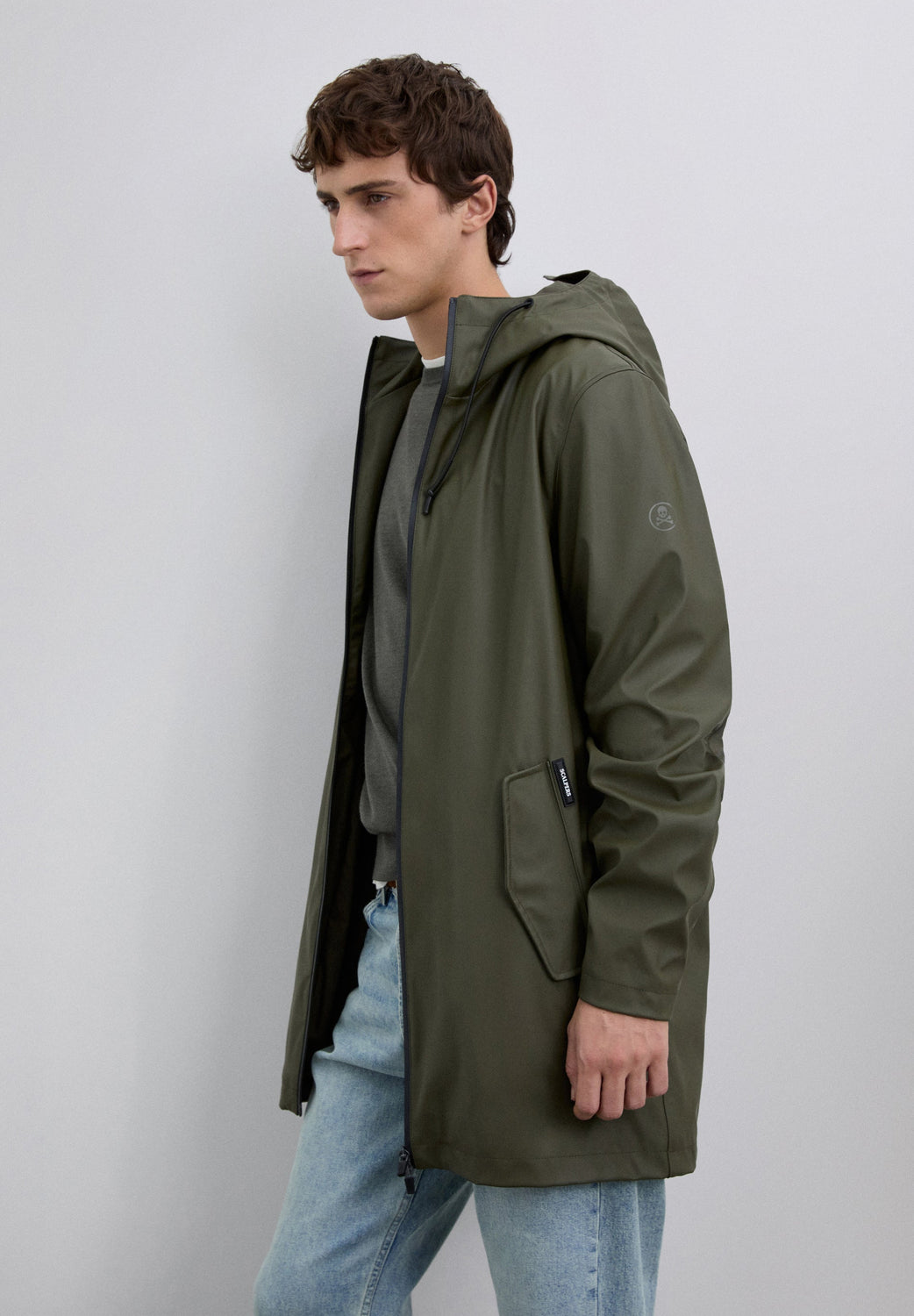 CHAQUETA IMPERMEABLE LOGO - Scalpers