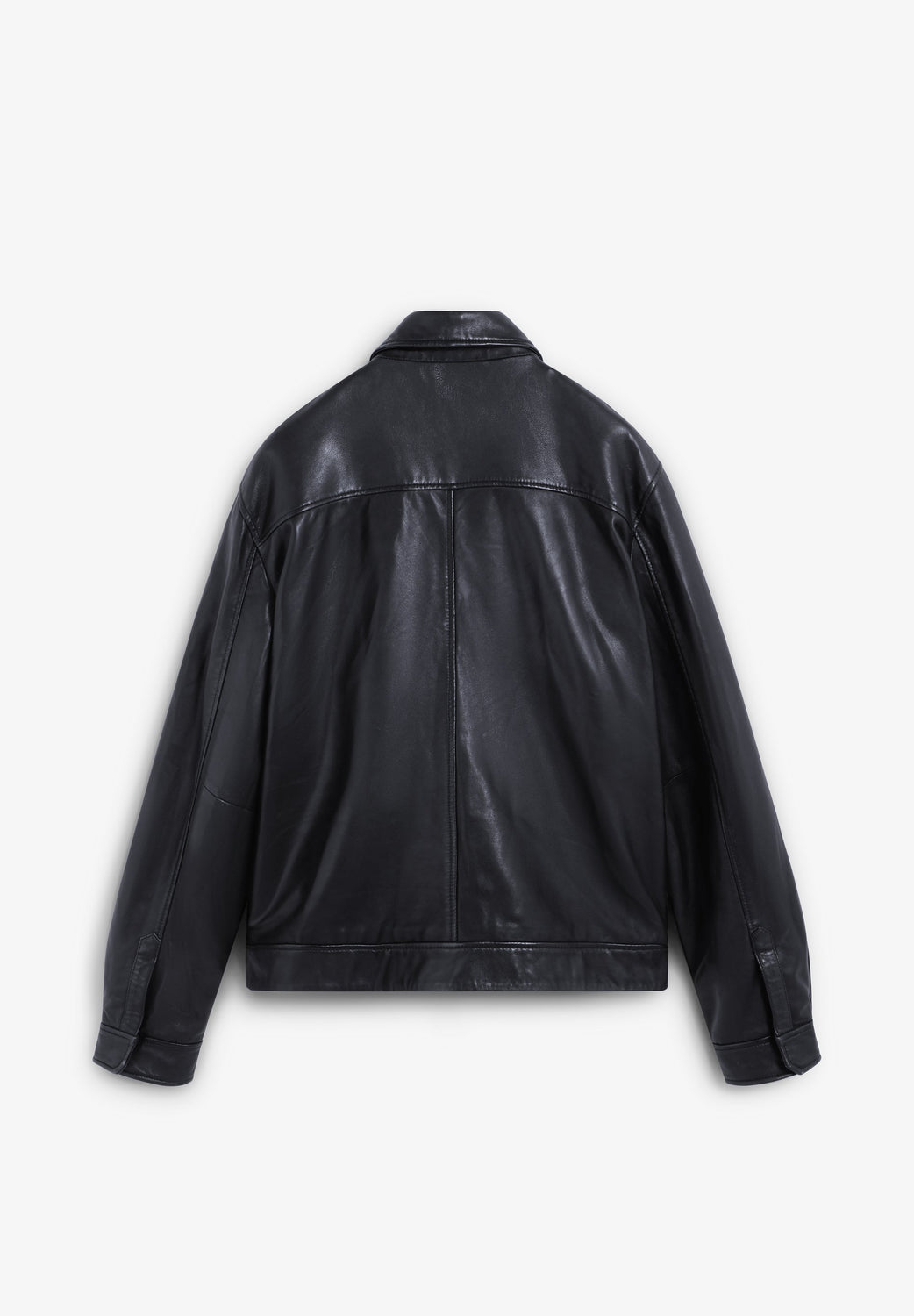 CHAQUETA PIEL CUELLO CAMISA - Scalpers