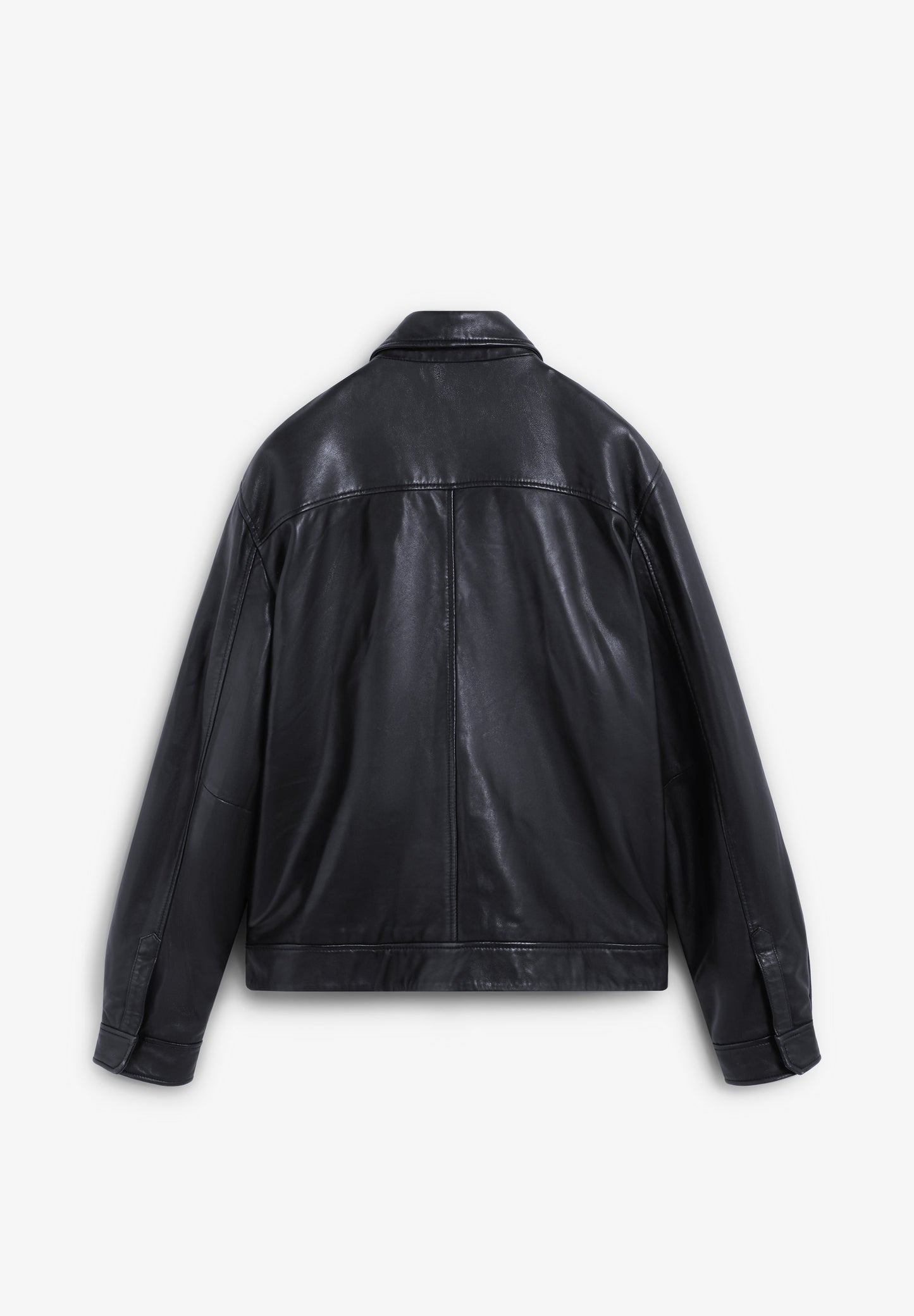 CHAQUETA PIEL CUELLO CAMISA - Scalpers