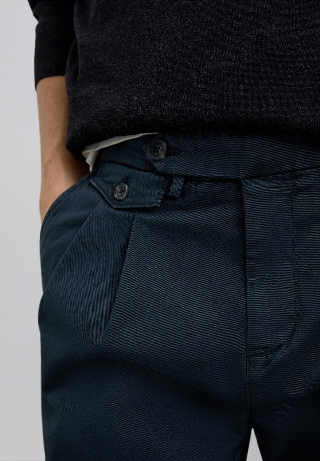 PANTALÓN DOBLE PINZA ALGODÓN - Scalpers