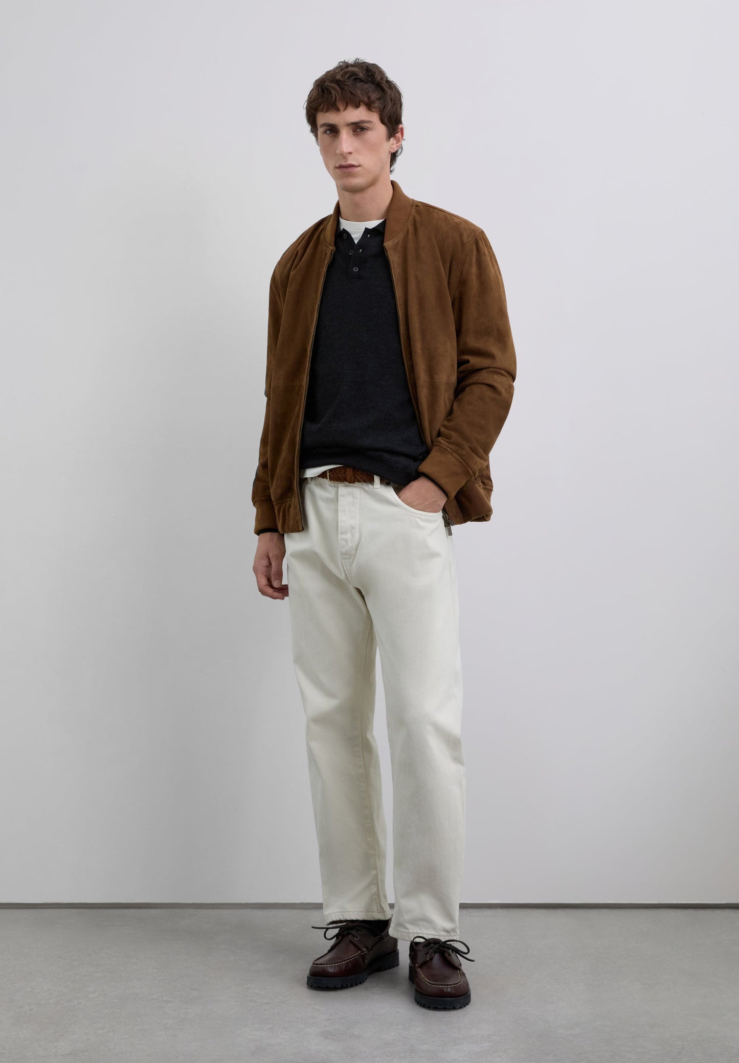 CHAQUETA BOMBER PIEL - Scalpers