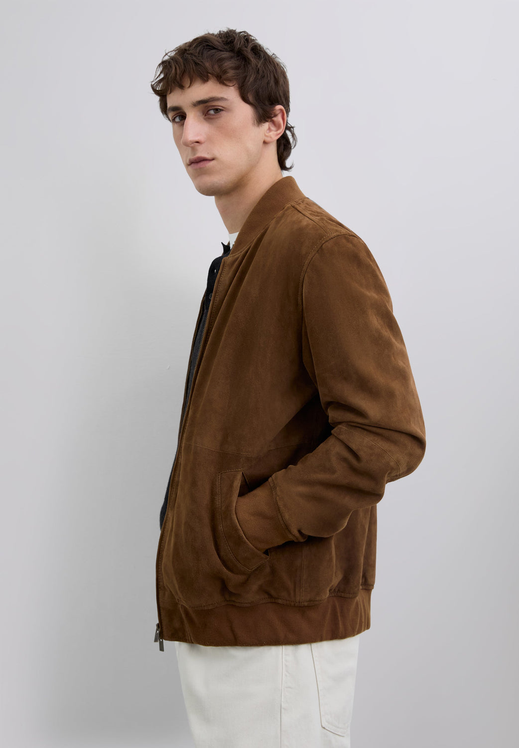 CHAQUETA BOMBER PIEL - Scalpers