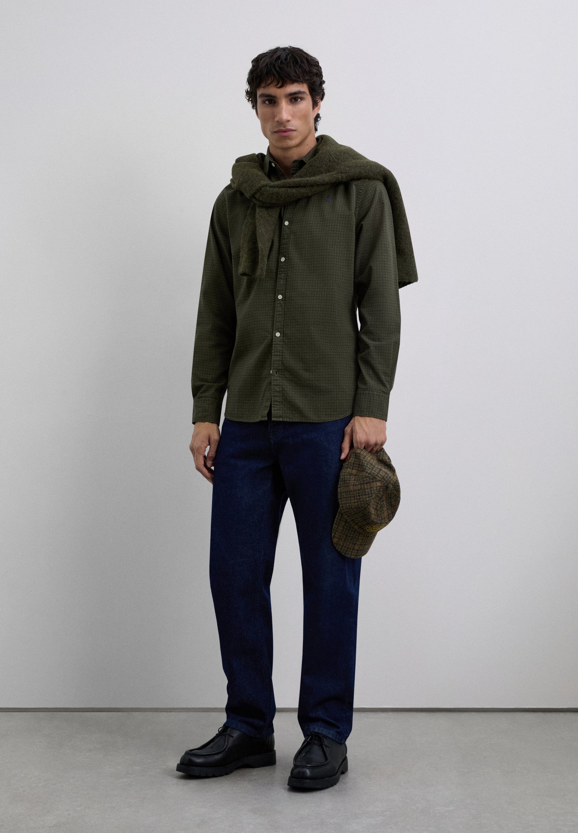 CAMISA ESTAMPADA CUADROS