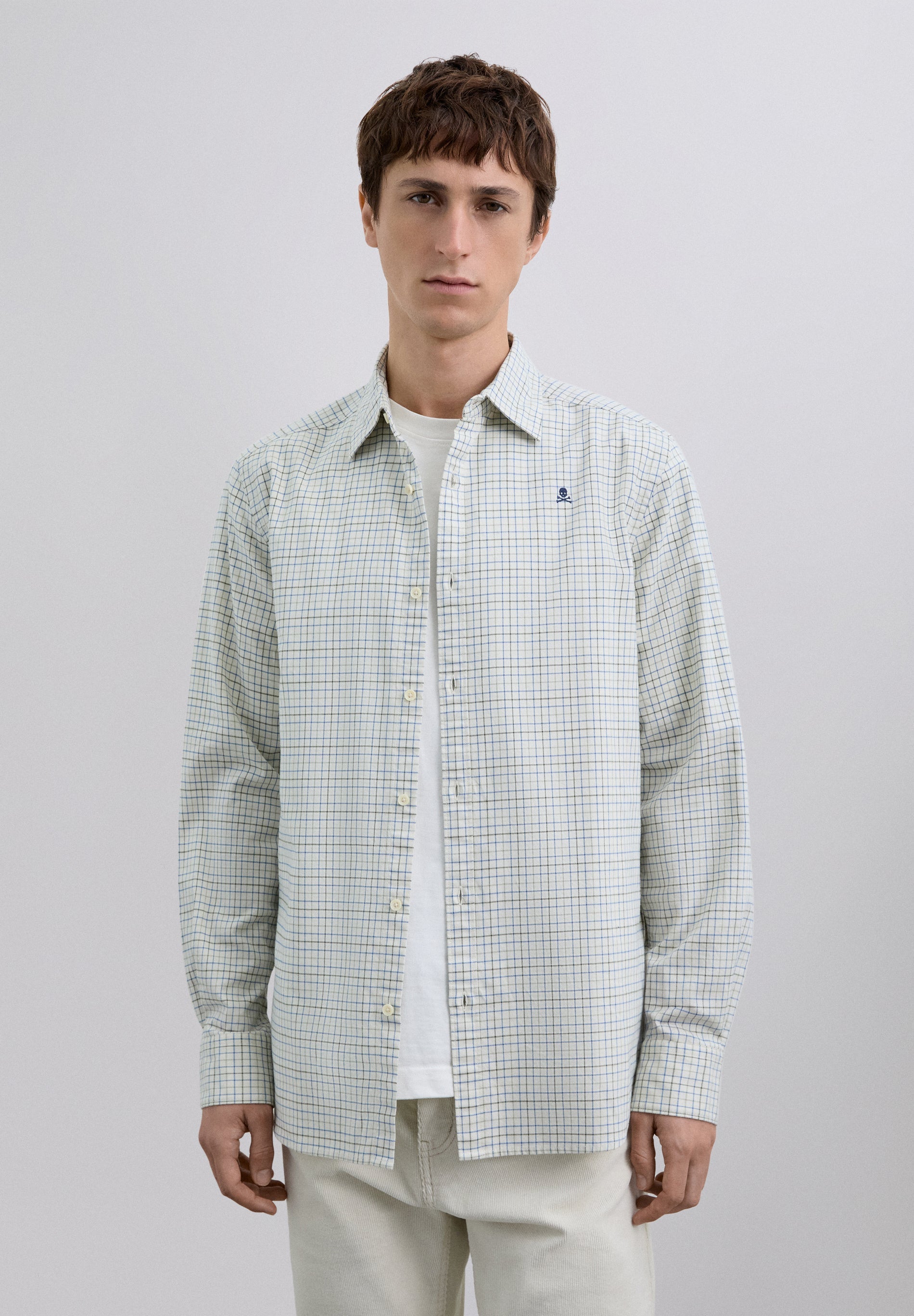 CAMISA ESTAMPADA CUADROS - Scalpers