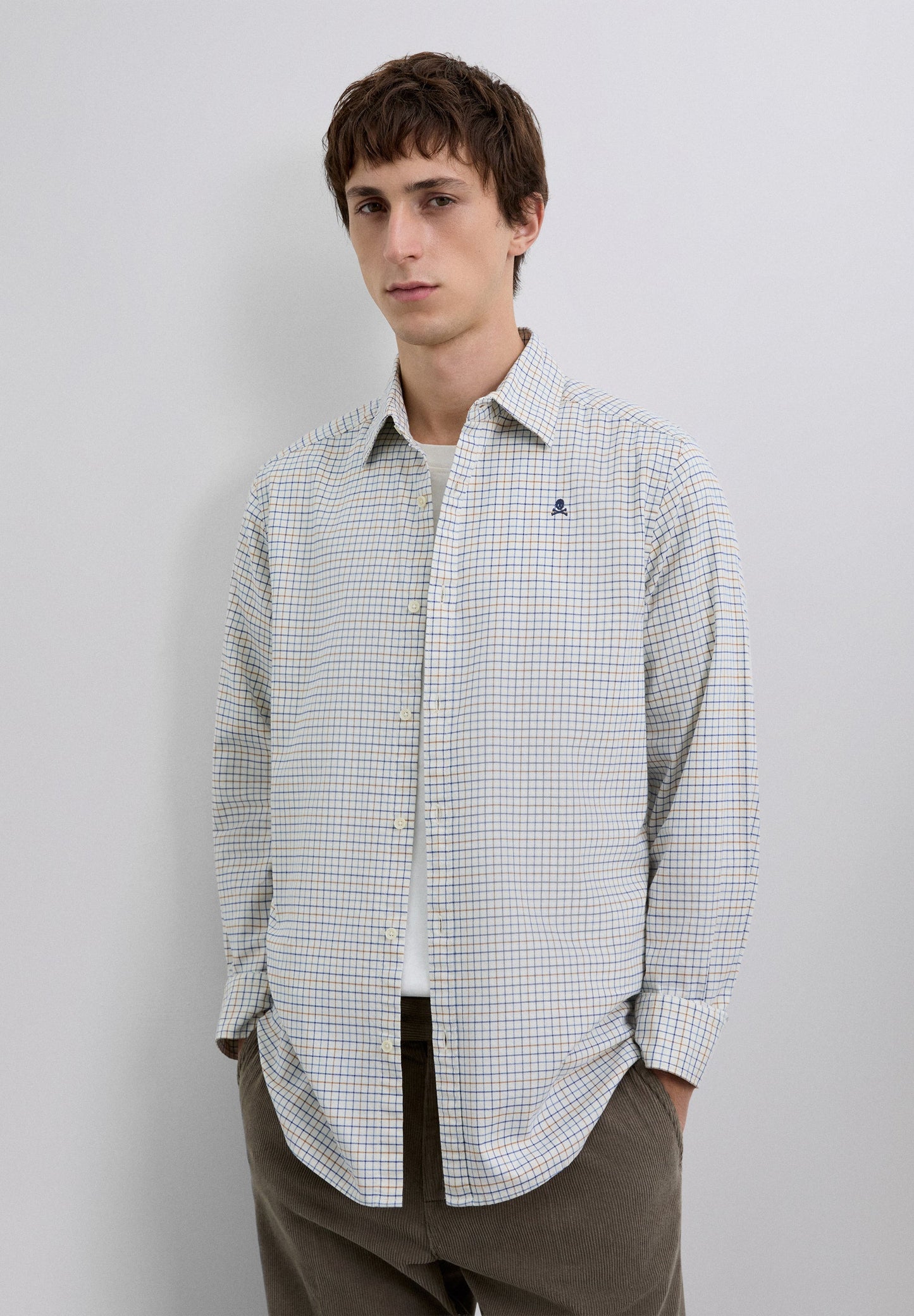 CAMISA ESTAMPADA CUADROS - Scalpers