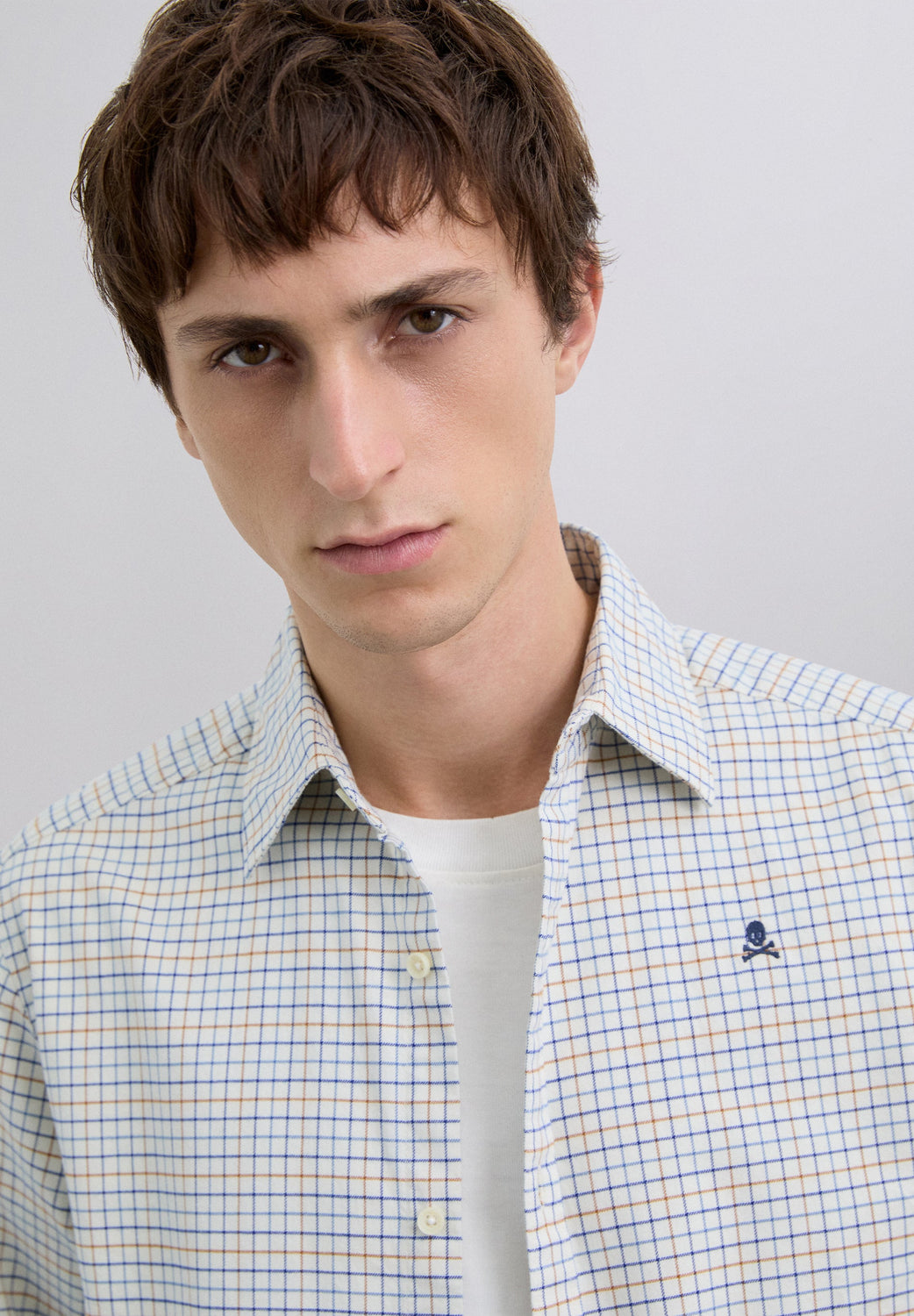 CAMISA ESTAMPADA CUADROS - Scalpers