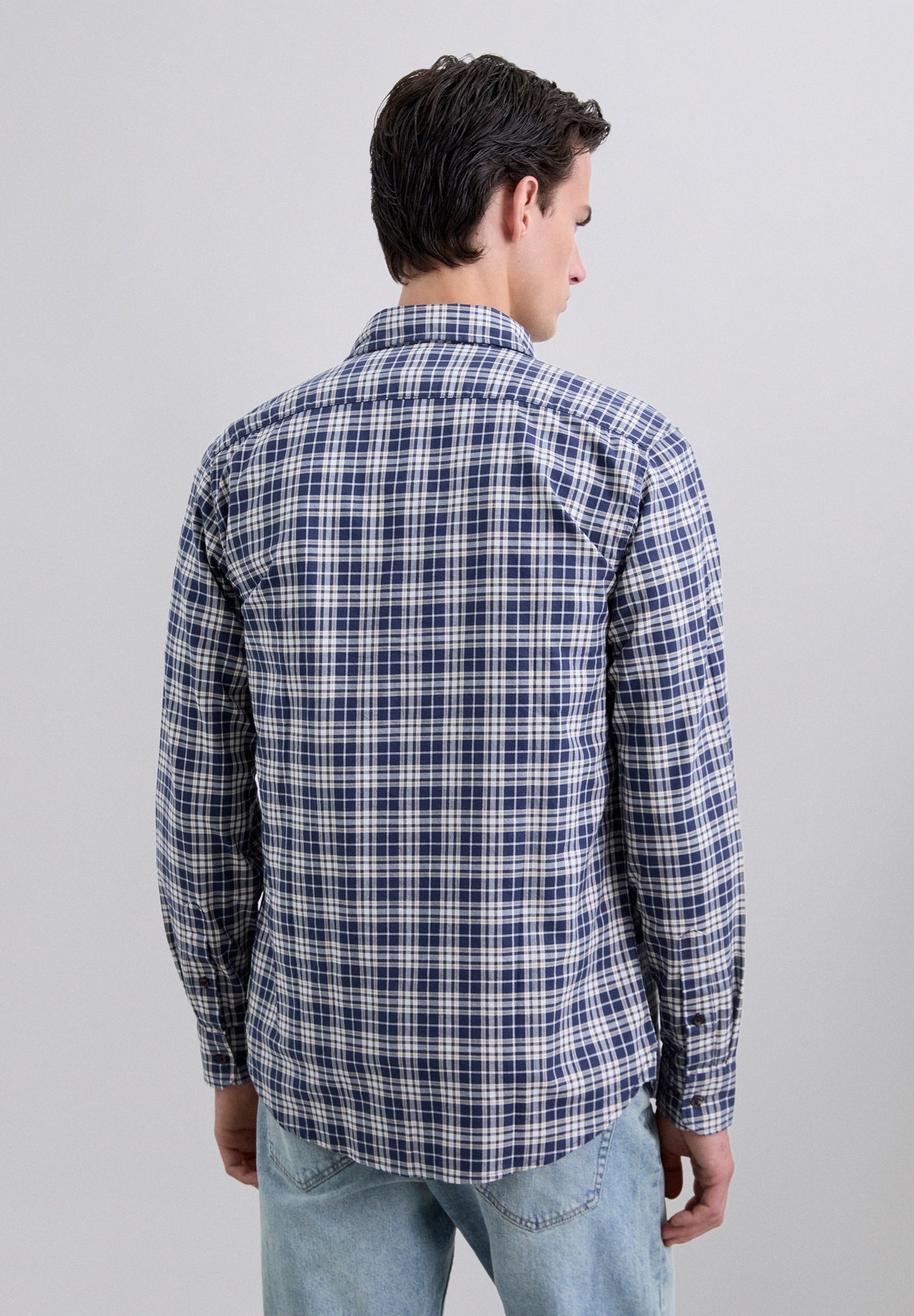 CAMISA ESTAMPADA CUADROS TARTÁN - Scalpers