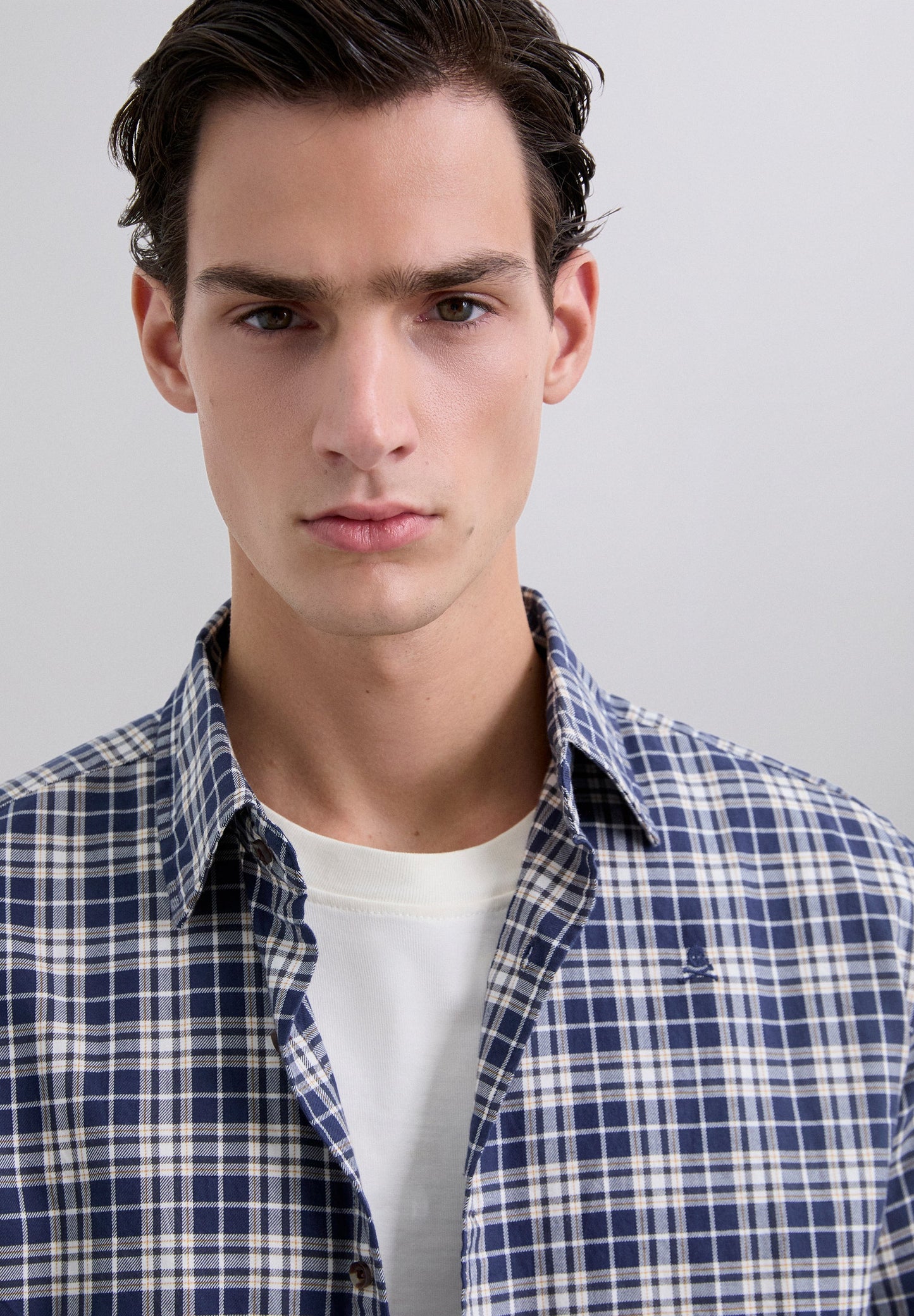 CAMISA ESTAMPADA CUADROS TARTÁN - Scalpers